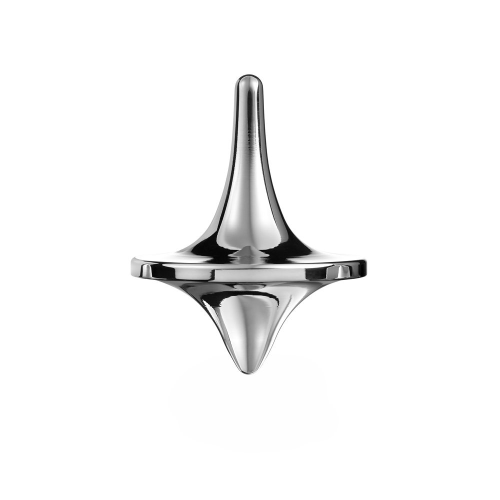 Premium Stainless Steel Spinning Top with Mirror Finish - High Performance, Long Spin Time - Perfect for Stress Relief, Office Desk Toy, and STEM Learning Gifts for Kids & Adults
