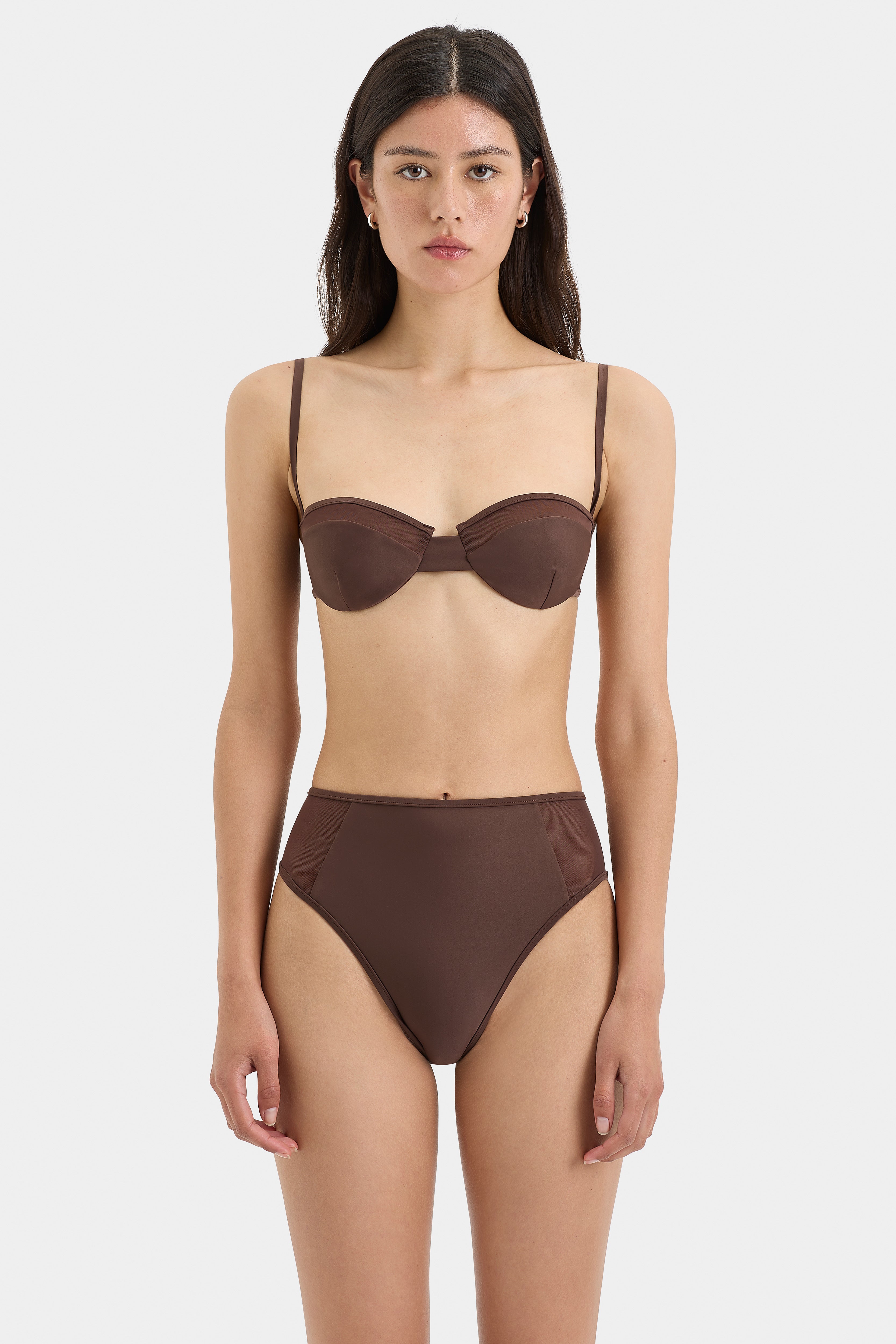 Dunes Splice Balconette Bra - Comfortable Lace Underwire Push Up Bralette for Women | Perfect for Everyday Wear, Date Nights & Special Occasions
