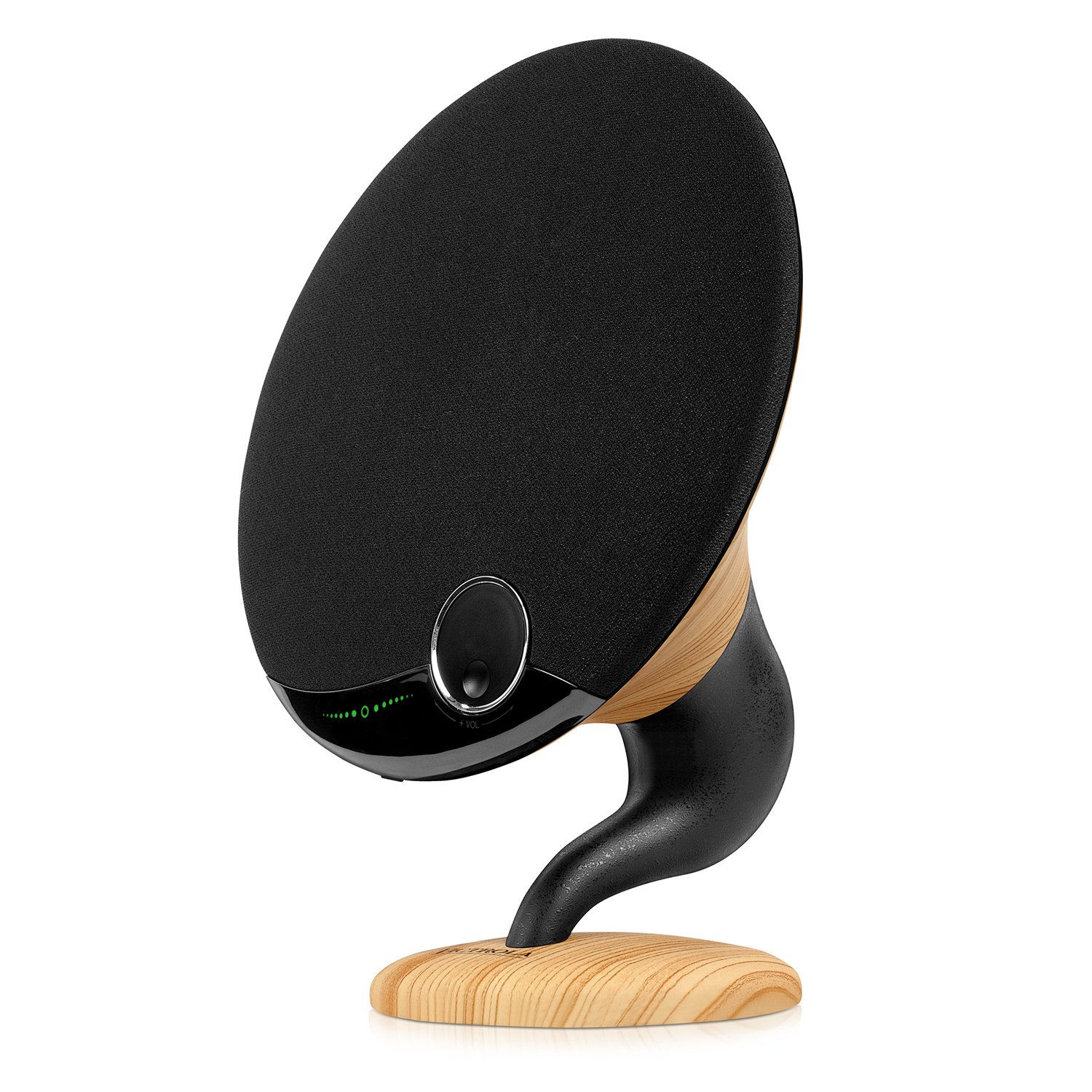 Victrola Gramophone Symphony Bluetooth Speaker with Vintage Design - Oak Wood Finish, Wireless Streaming, Built-in Stereo Sound - Perfect for Home Decor, Vinyl Record Players & Retro Music Lovers (VSG-140-OAK)