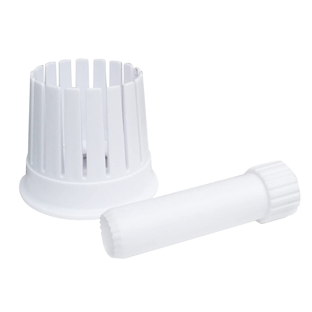 Blossom Maker Onion Slicer - Professional Vegetable & Fruit Cutter Tool for Perfect Fried Onion Rings - Easy Kitchen Gadget for Salads, Burgers & Appetizers (White)