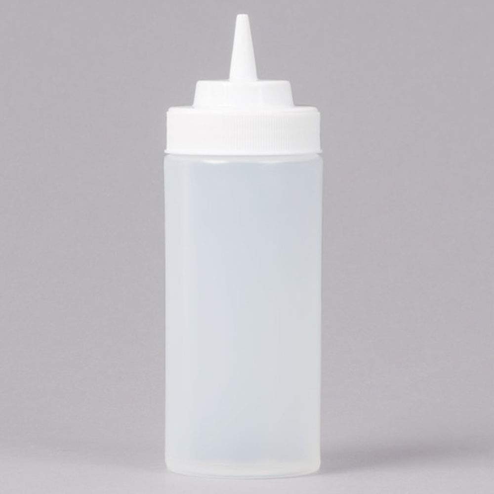 50-Pack 32 oz Clear Plastic Squeeze Bottles - Condiment Dispenser for Ketchup, Mustard, Syrup - Perfect for Restaurants, Catering & Home Kitchen Use