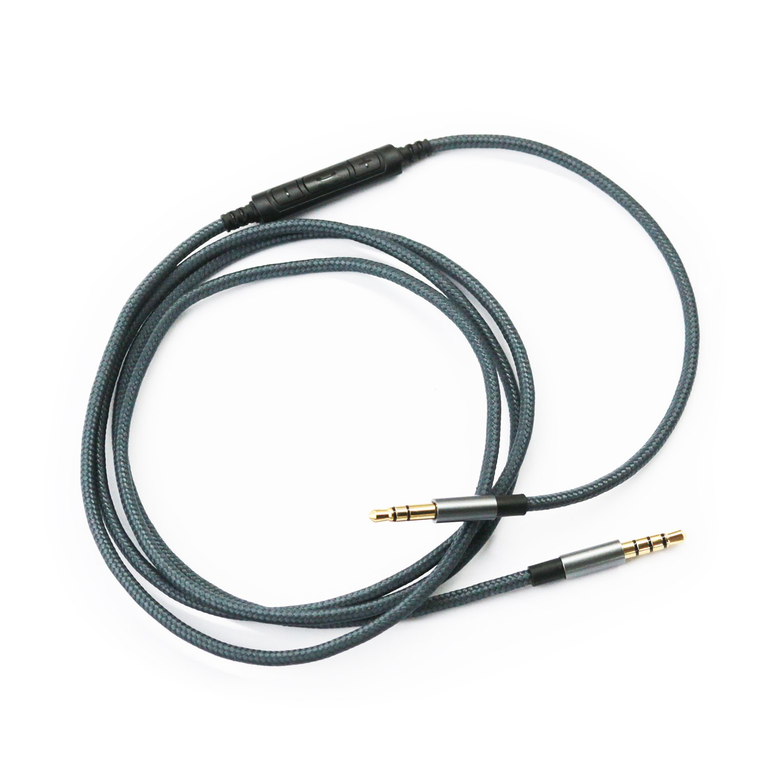 NewFantasia 3.5mm Male to Male Audio Cable - Compatible with Skullcandy Hesh/Hesh2/Hesh3/Crusher/Grind Headphones - Volume Control & Mic for Samsung Galaxy & Android Phones - Perfect for Gaming, Music & Hands-Free Calls