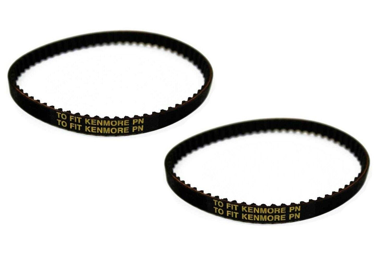 2 Pack Kenmore Vacuum Geared Belt Replacement 20-5285 HD - Compatible with Kenmore Vacuums, Durable Cogged Design for Powerful Suction - Perfect for Home Cleaning, Pet Hair Removal & Car Detailing