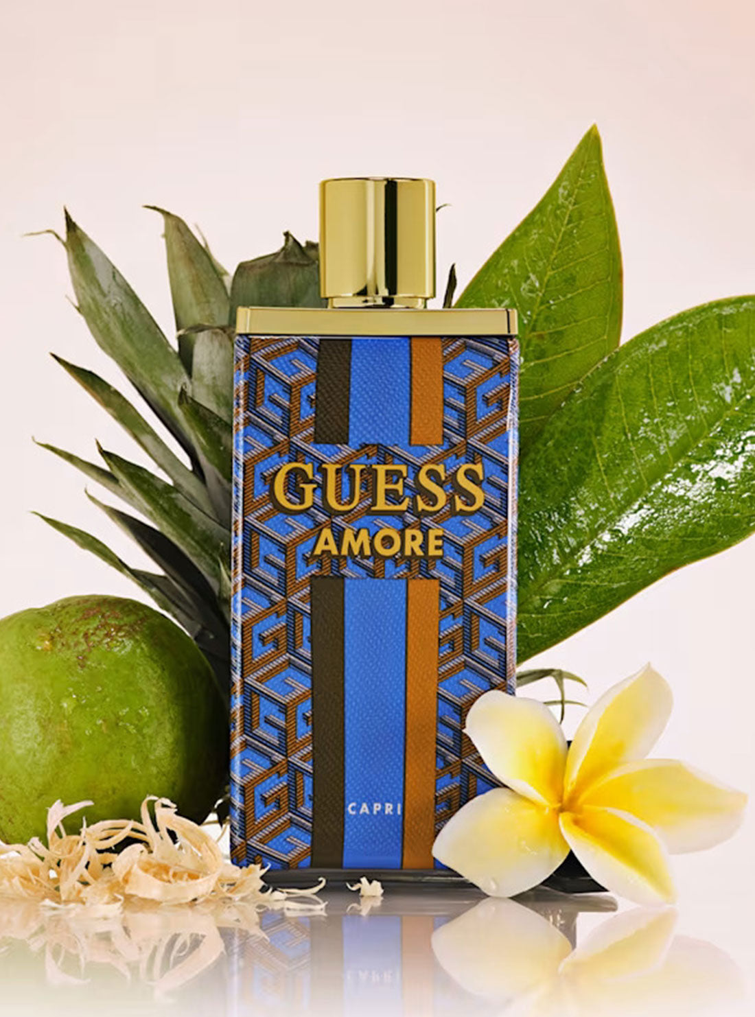 GUESS Amore Capri Eau De Toilette for Women - 3.4oz/100ml Floral Fruity Perfume Spray - Romantic Date & Evening Fragrance