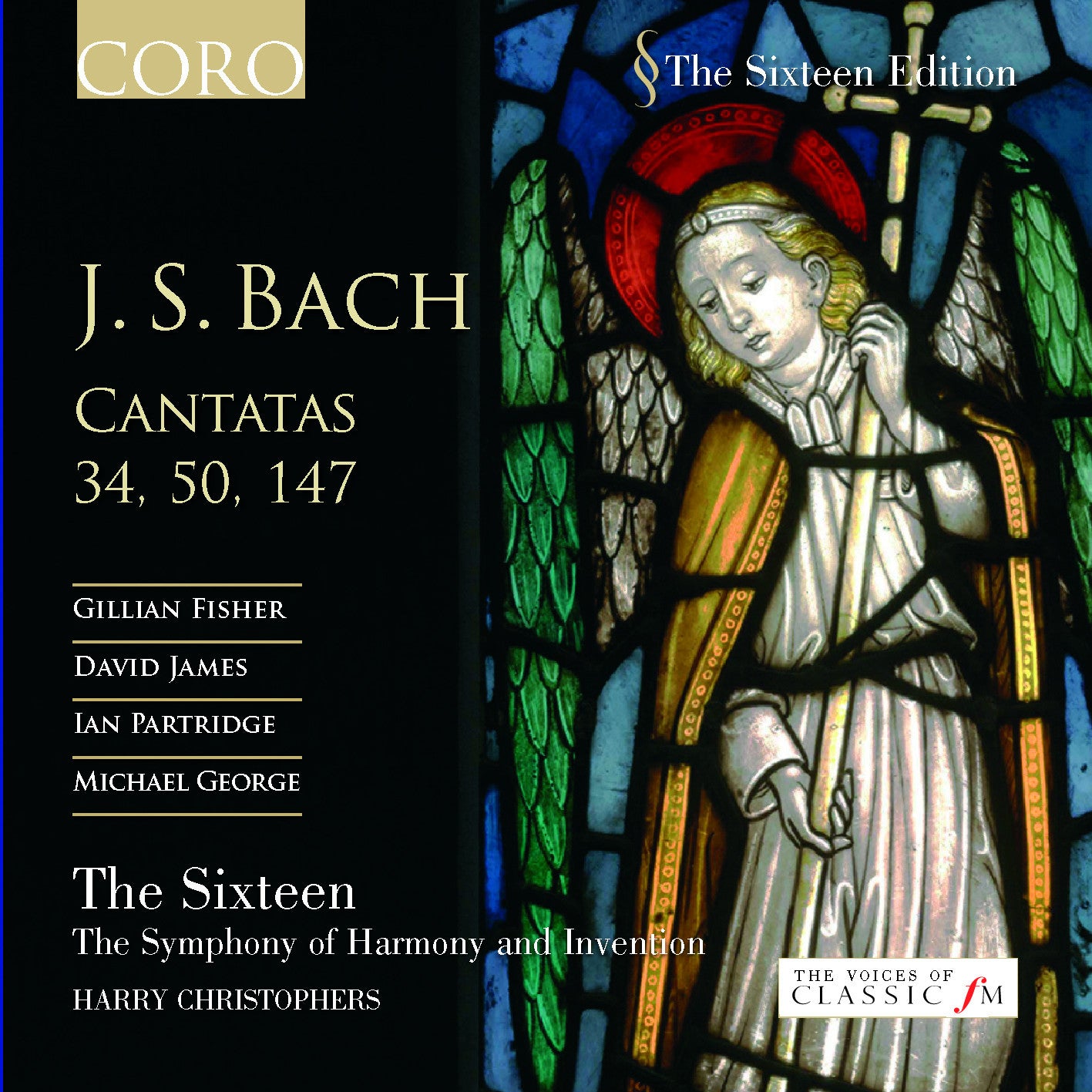 J.S. Bach Cantatas 34, 50, 147 - Sacred Choral Music Album by The Sixteen | Perfect for Classical Music Lovers & Church Performances