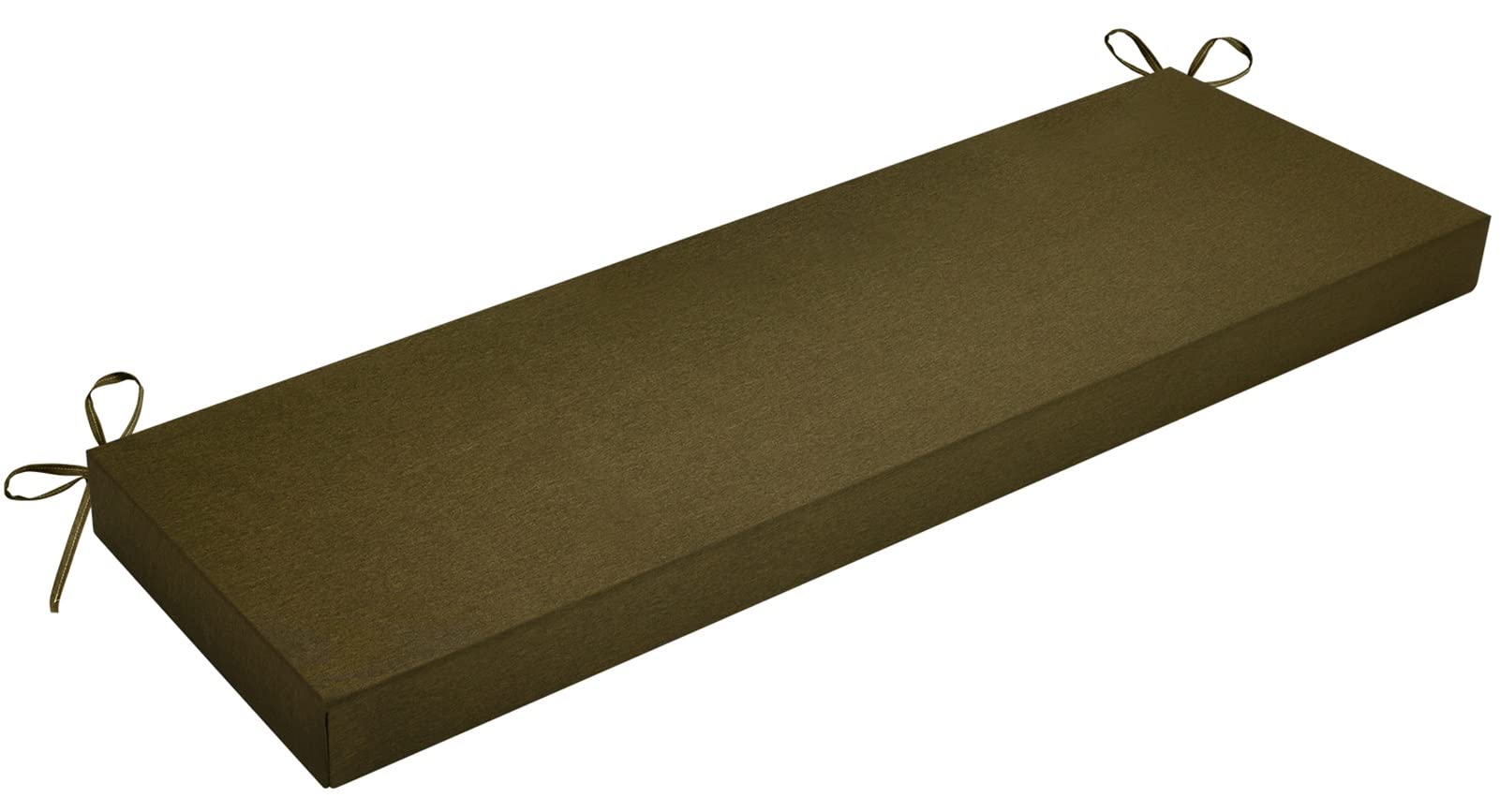 Premium Waterproof Outdoor Bench Cushion - Non-Slip Patio Furniture Cushion for Swing, Couch & Window Seat - Brown 15.7