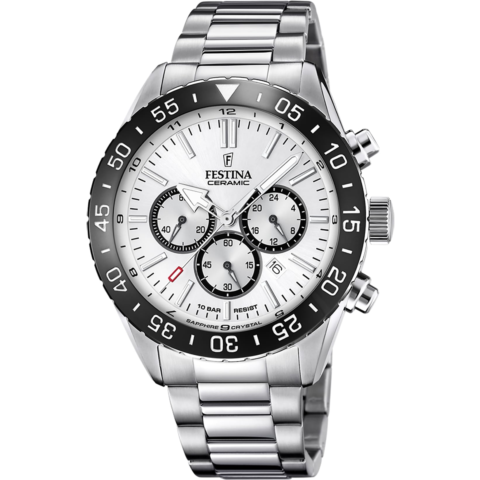 Festina Men's Stainless Steel Quartz Watch F20575/1 - Perfect for Business & Casual Wear