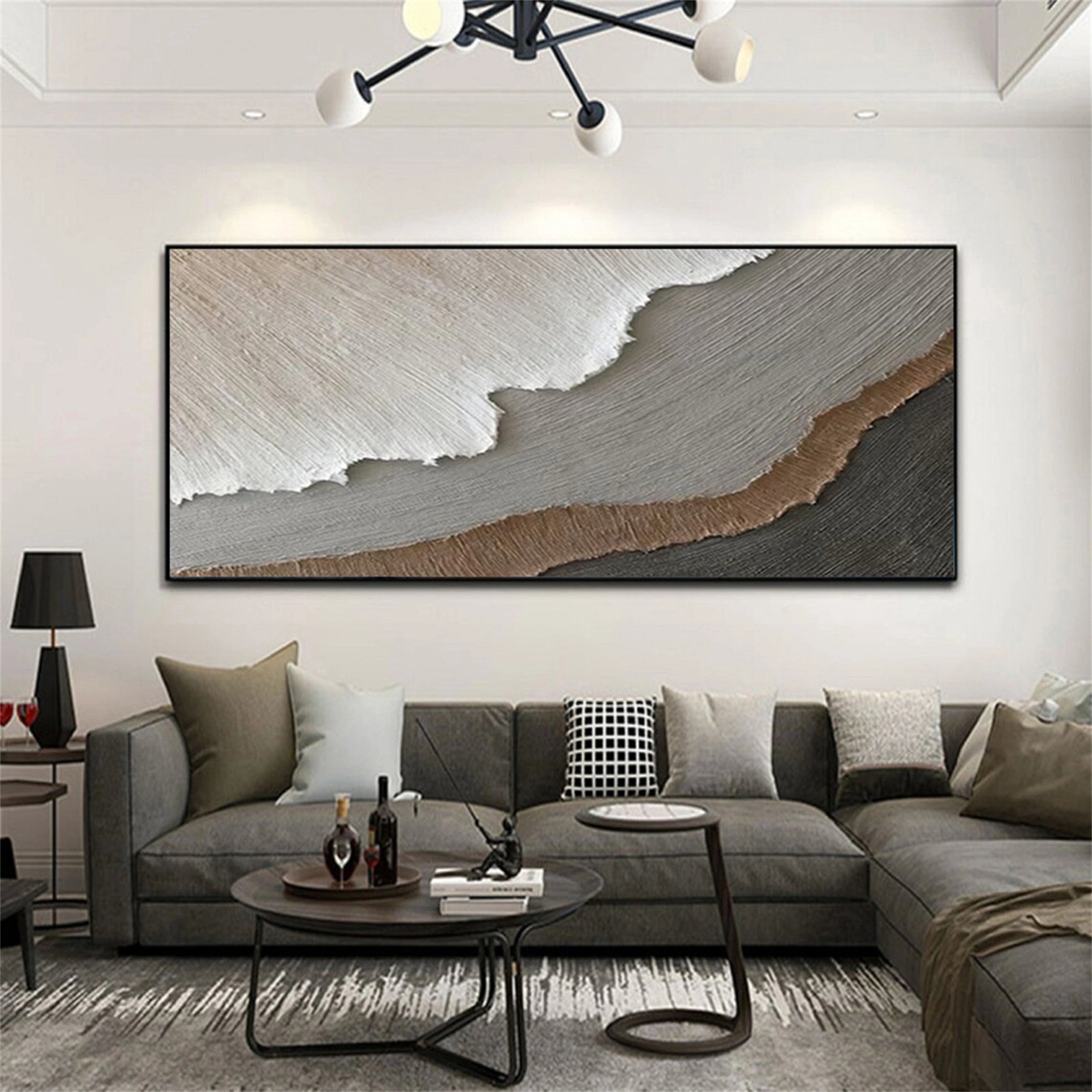 Ocean and Sky Painting #OS099 - Stunning Coastal Wall Art for Living Room, Bedroom & Office Decor