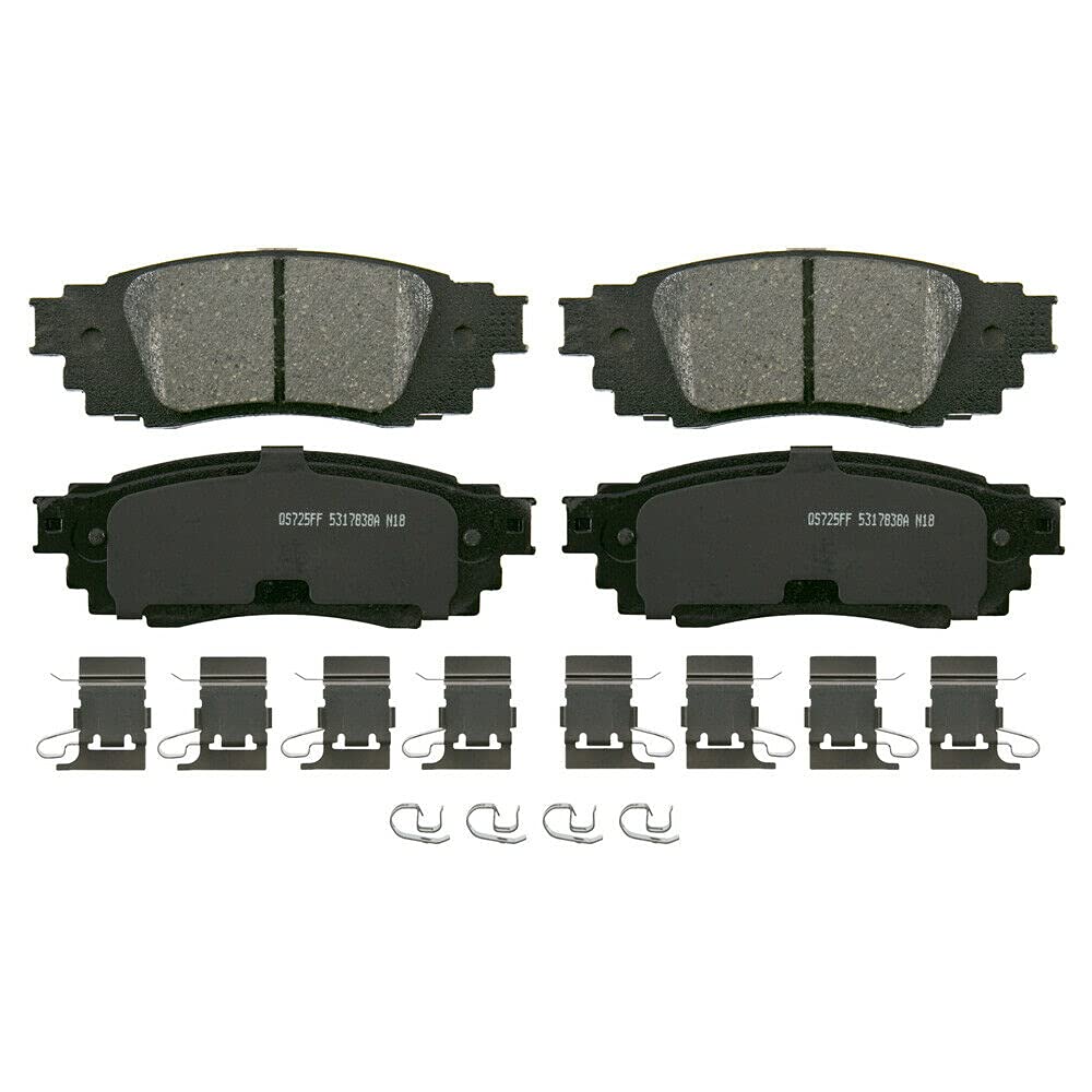 High-Performance Replacement Disc Brake Pad Set for Rear Wheels - QuickStop Premium Brake Pads - Perfect for Cars, Trucks & SUVs - Smooth Stopping Power for City Driving & Highway Safety