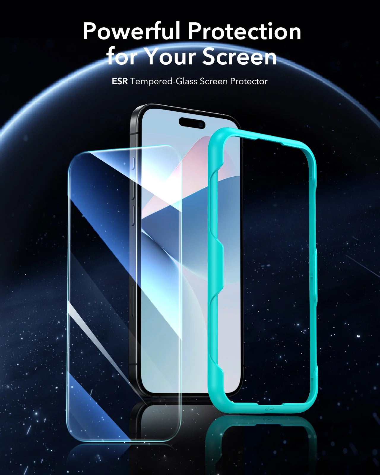 ESR iPhone 16 Pro Max Screen Protector - 9H Hardness HD Clear Tempered Glass for Ultimate Protection - Perfect for Everyday Use, Gaming & Outdoor Activities