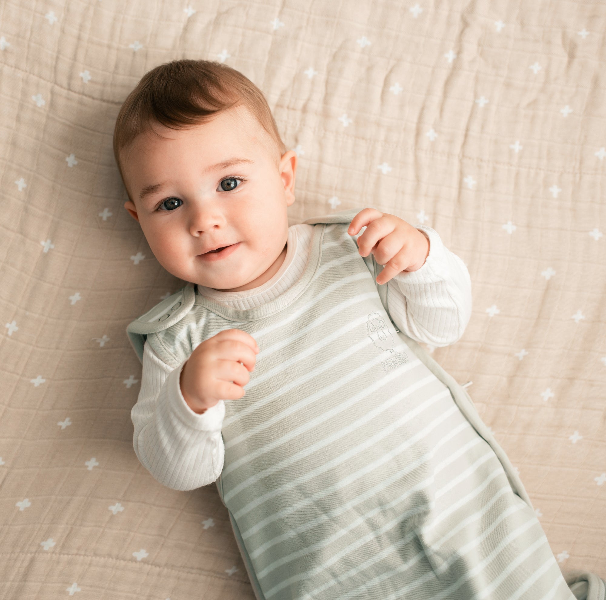 4 Season Ultimate Baby Sleep Bag - Merino Wool & Organic Cotton for Infants 2 Months to 2 Years - Soft & Breathable Birch Gray - Perfect for Nursery, Daycare & Travel