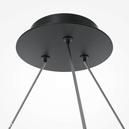 4/6Lt Gold & Black Finish Balance Center Light - Perfect for Dining Rooms, Living Rooms, and Bedroom Ceiling Lighting