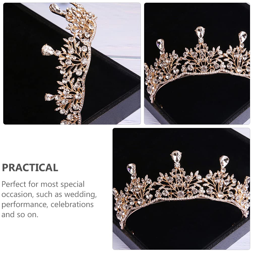 Sparkly Rhinestone Tiara Crown for Prom, Bridal, Weddings & Photo Props – Elegant Headband for Girls, Wigs & Beauty Accessories (Perfect for Pageants, Parties & Special Occasions)