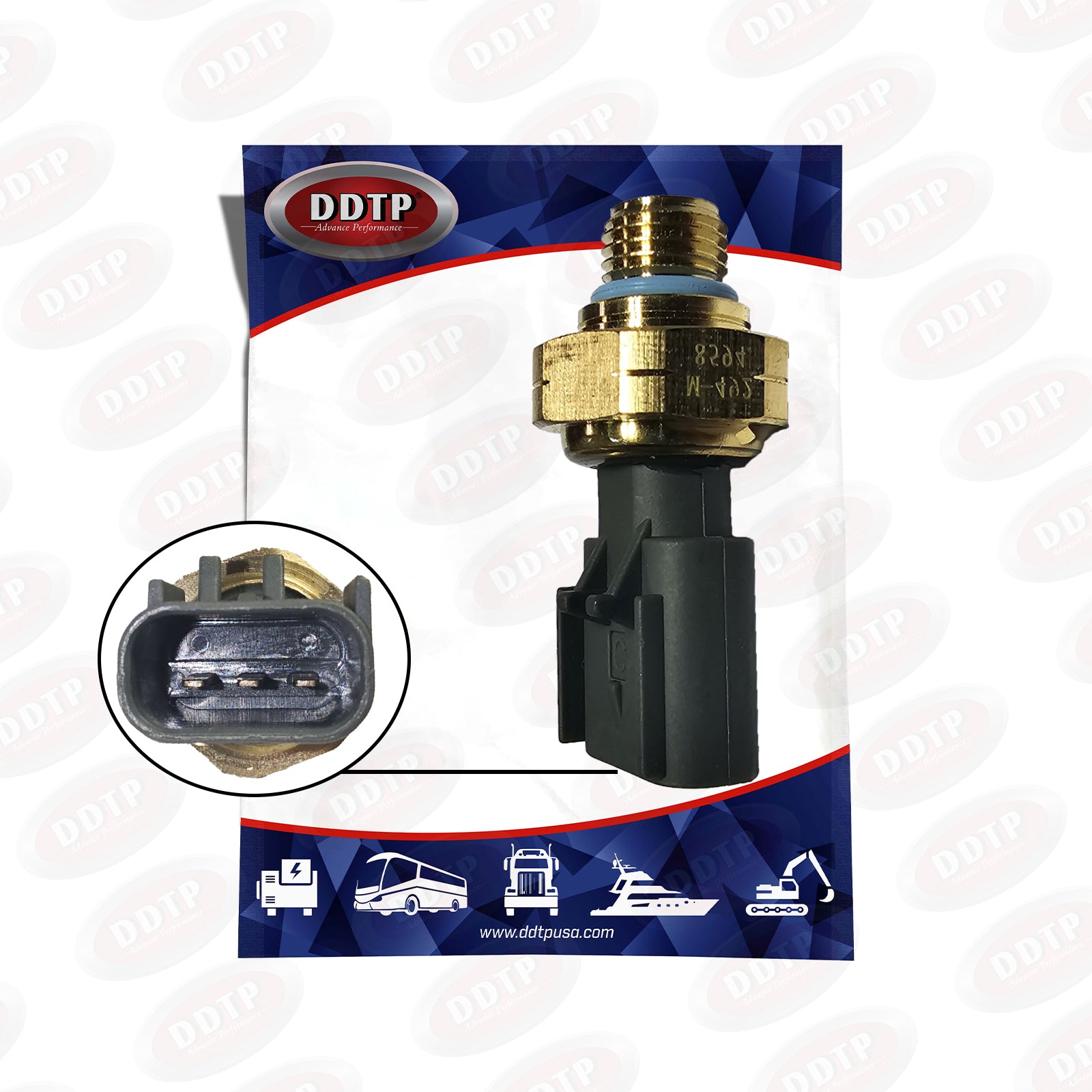 Cummins Exhaust Gas Pressure Sensor 4928594 - Compatible with Diesel Engines for Trucks & Heavy Duty Vehicles - Improve Engine Performance & Fuel Efficiency