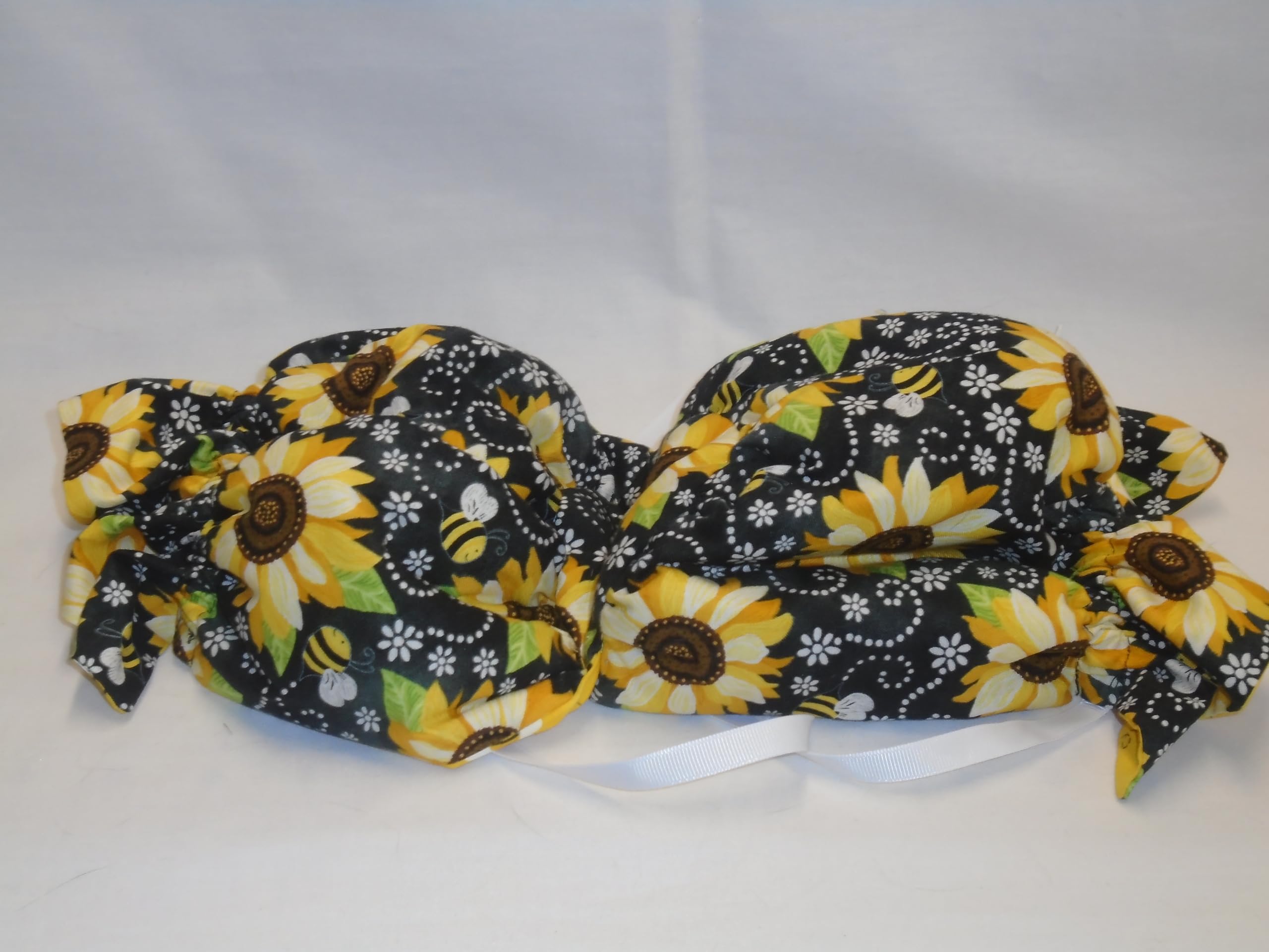Black Reversible 6-Cup Tea Pot Cozy with Sunflowers & Bees Design - Perfect for Tea Parties & Cozy Kitchen Decor