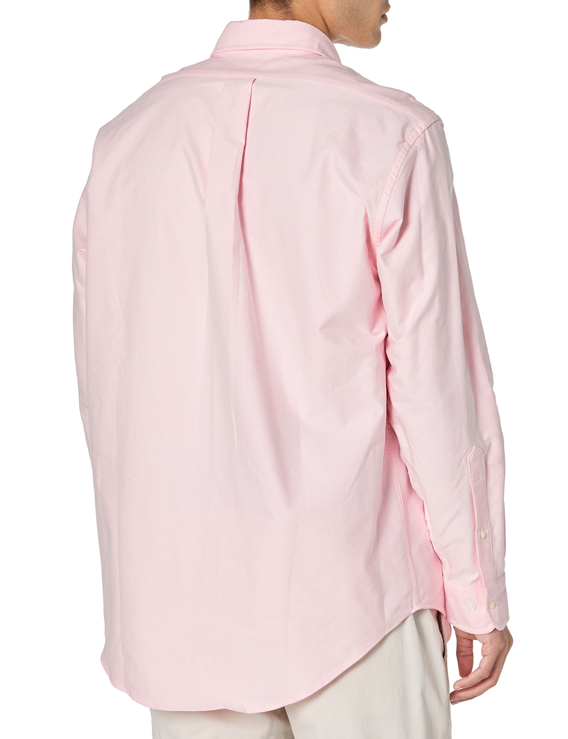 Brooks Brothers Men's Long Sleeve Button Down Oxford Cotton Shirt - Classic Fit, Solid Colors for Business Casual & Office Wear