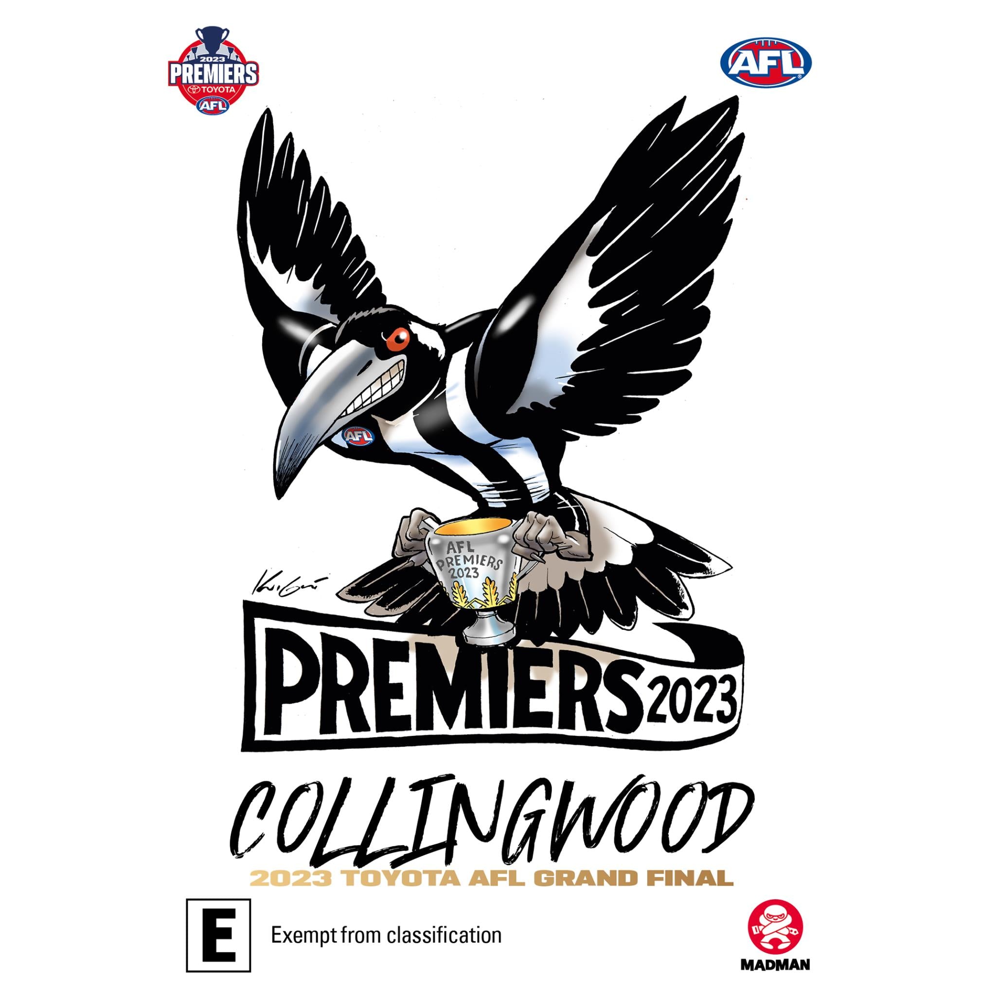 2023 AFL Premiers Collingwood - Official Merchandise & Fan Gear for Football Enthusiasts | Perfect for Game Day & Team Spirit