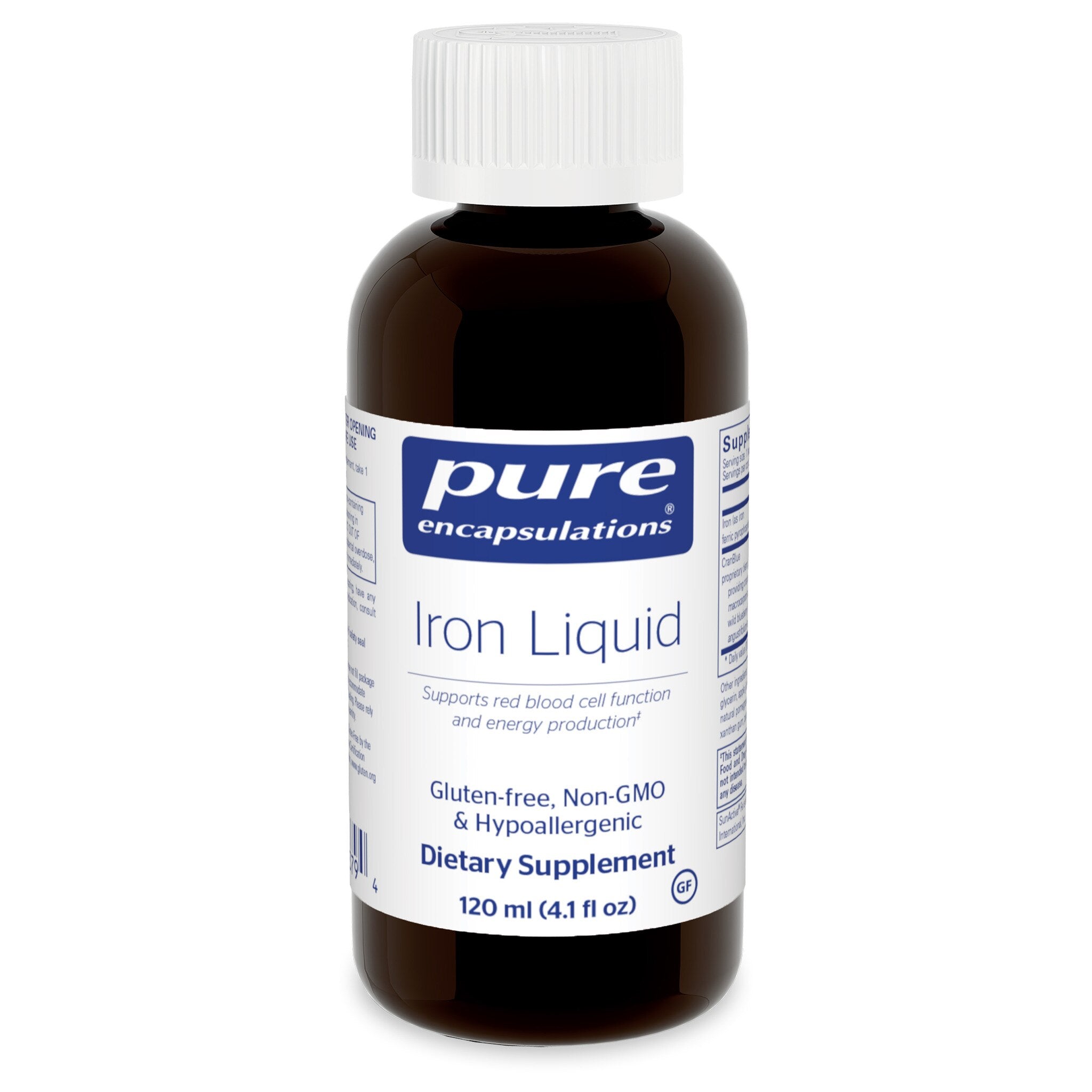Pure Encapsulations Iron Liquid Supplement - High Absorption Liquid Iron Drops for Energy & Immunity Support - Ideal for Anemia, Pregnancy & Active Lifestyles