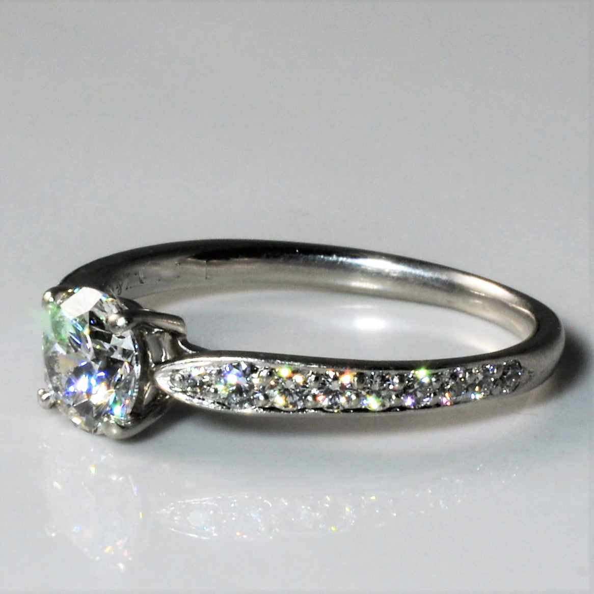 Tiffany & Co. Harmony Round Brilliant Diamond Engagement Ring - 18K Gold Wedding Band for Women, Perfect Proposal Gift for Her, Anniversary & Bridal Jewelry