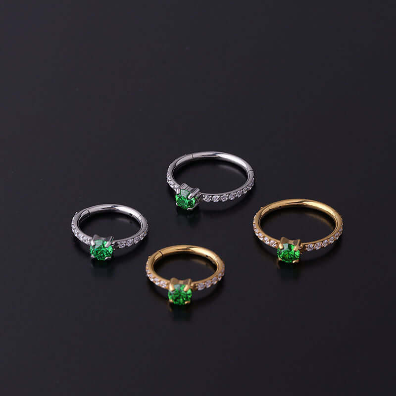 16G Small Cartilage Hoop Earrings - Septum Huggie Nose Rings for Women | HSPJ712 | Perfect for Daily Wear, Piercing Jewelry Gift for Her