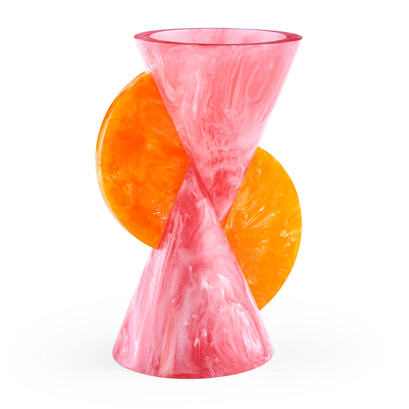 Mustique Cone Vase - Modern Ceramic Home Decor for Living Room, Dining Table, Wedding Centerpiece & Floral Arrangements