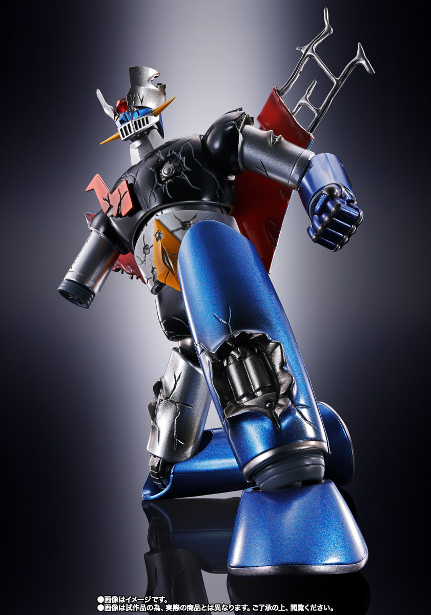 Bandai Soul of Chogokin GX 105D Mazinger Z (Revolution Evolution Damage Version) Action Figure - Premium Collectible Robot Toy for Anime Fans & Display