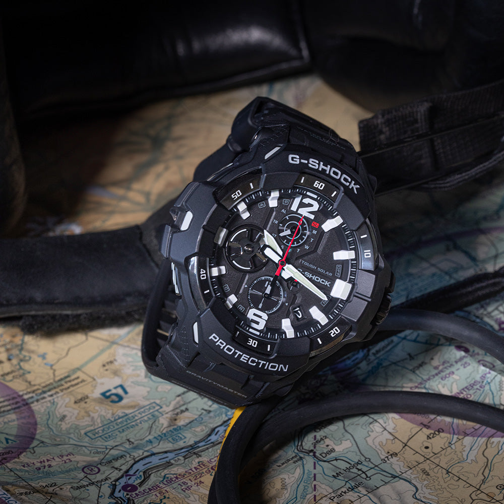 Casio G-Shock Gravity Master GRB300-1A Digital Sport Watch - Durable Military Timepiece for Outdoor Adventures & Extreme Sports
