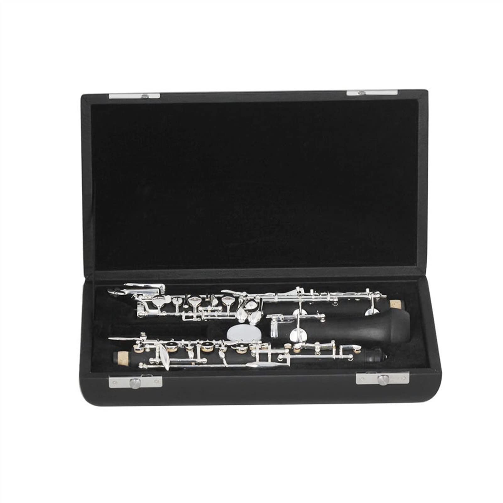 Professional C-Key Semi-Automatic Oboe with Silver-Plated Keys | Premium Woodwind Instrument Set with Accessories | Perfect for Orchestras, Solo Performances & Music Education