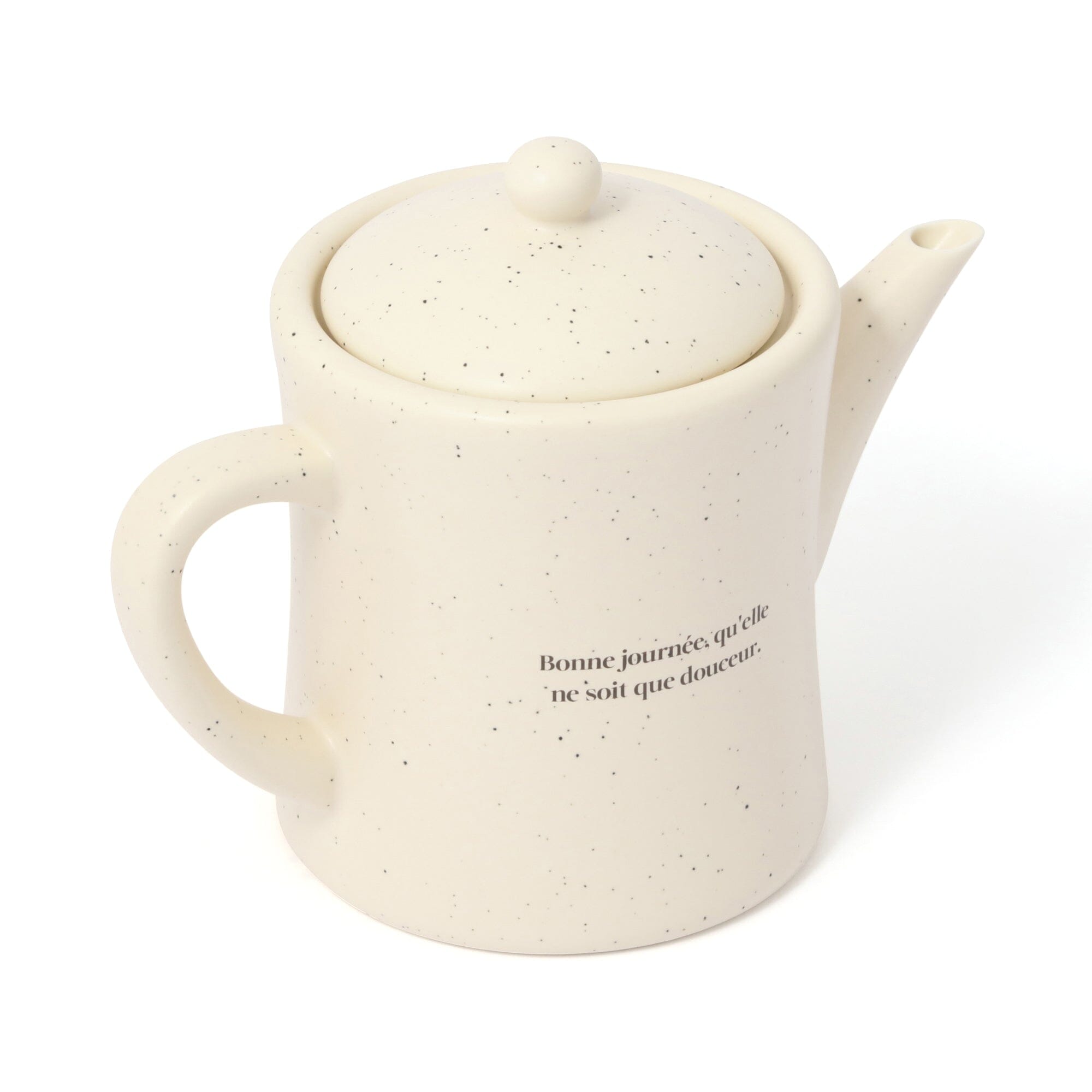 Premium Le Cafe Teapot in Elegant Ivory - Perfect for Afternoon Tea, Coffee Brewing & Home Decor