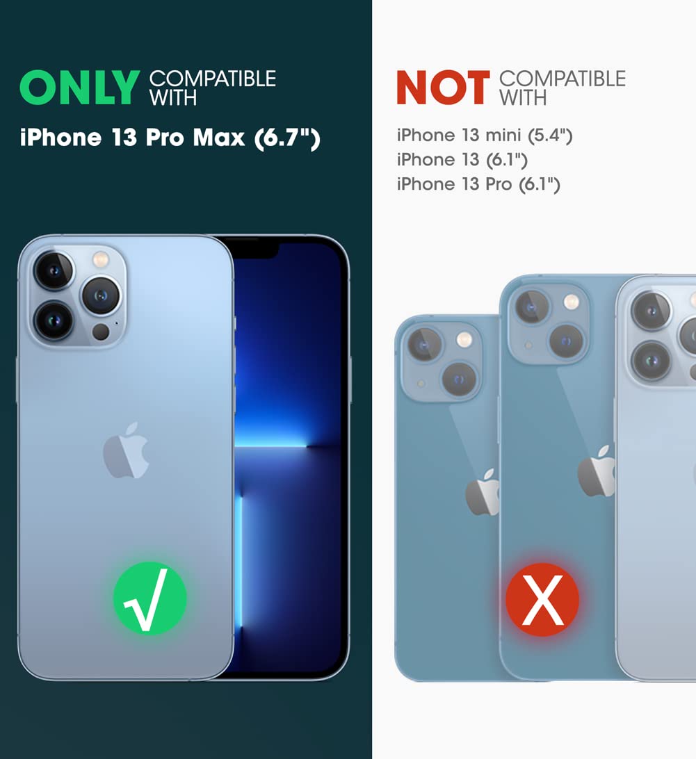 SUPCASE Unicorn Beetle Mag iPhone 13 Pro Max Case - Military-Grade Protective Slim Clear Magnetic Shockproof Phone Cover with MagSafe Compatibility | Perfect for Outdoor Adventures, Work & Everyday Use