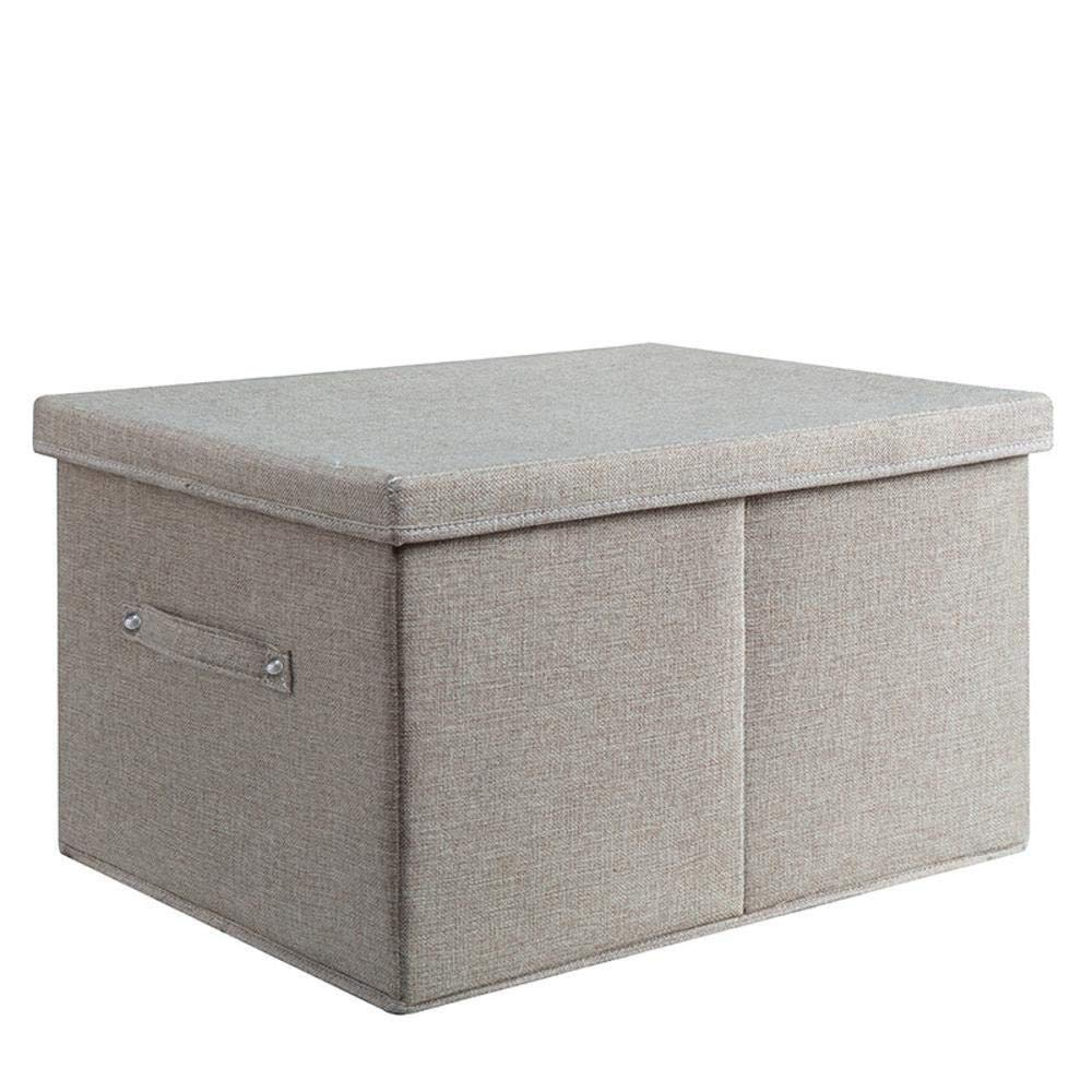 Foldable Fabric Storage Box for Clothes, Books & Wardrobe Organization | Multi-Purpose Collapsible Bin (35x28x18cm) - Perfect for Home, Office & Travel Storage