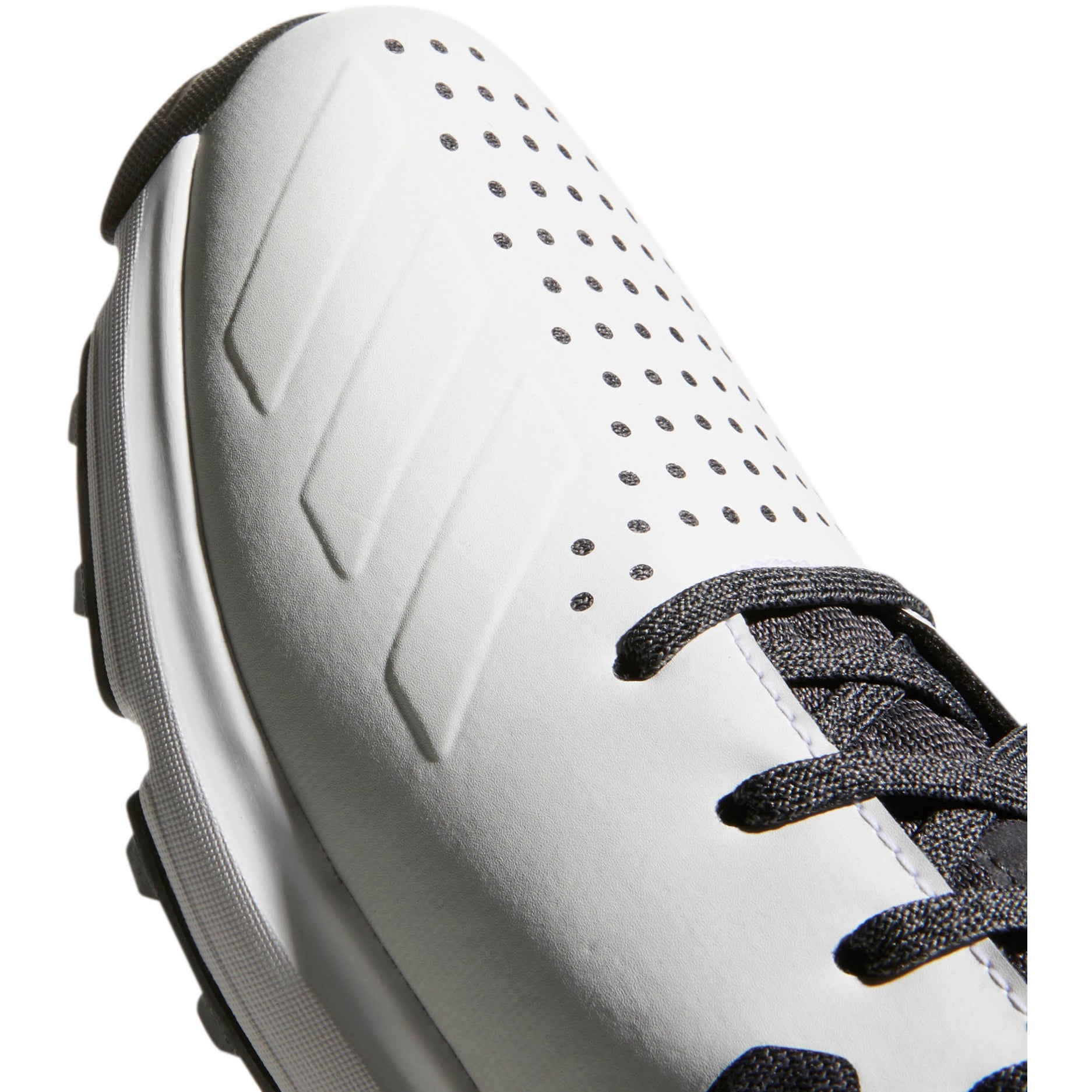 Adidas Adipower 4orged S White Black Men's Golf Shoes - Lightweight Spiked Golf Shoes for Men with Superior Traction - Perfect for Golf Tournaments & Practice Rounds