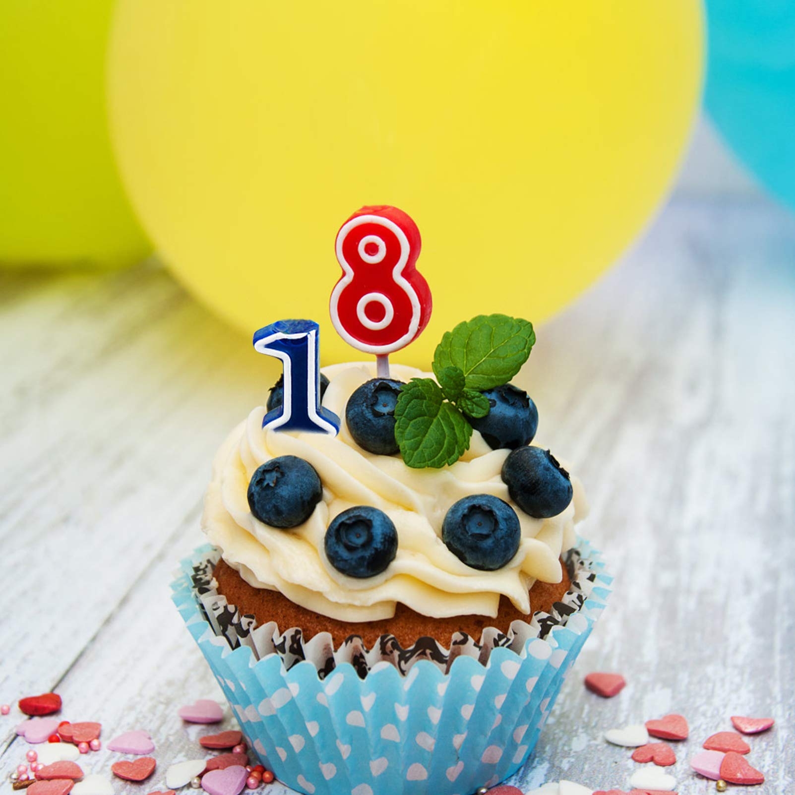 Hemoton 2-Piece Silicone Number Cake Mold Set - Reusable Baking Pans for Birthday, Anniversary, and Special Occasion Cakes - Perfect for DIY Bakers and Home Chefs