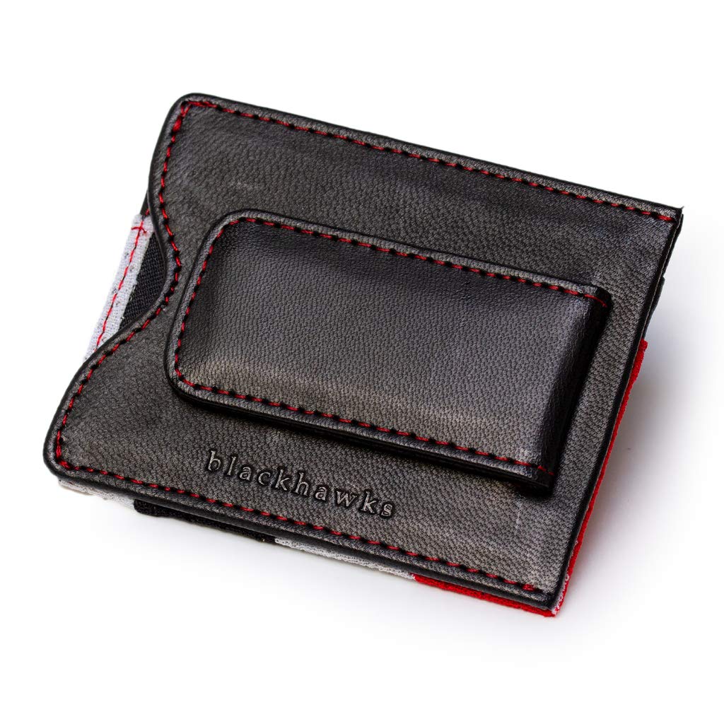 Authentic NHL Game-Used Jersey Leather Money Clip Wallet - Hockey Fan Gift for Men, Sports Memorabilia Collector - Perfect for Game Day, Office Use & Travel Accessories
