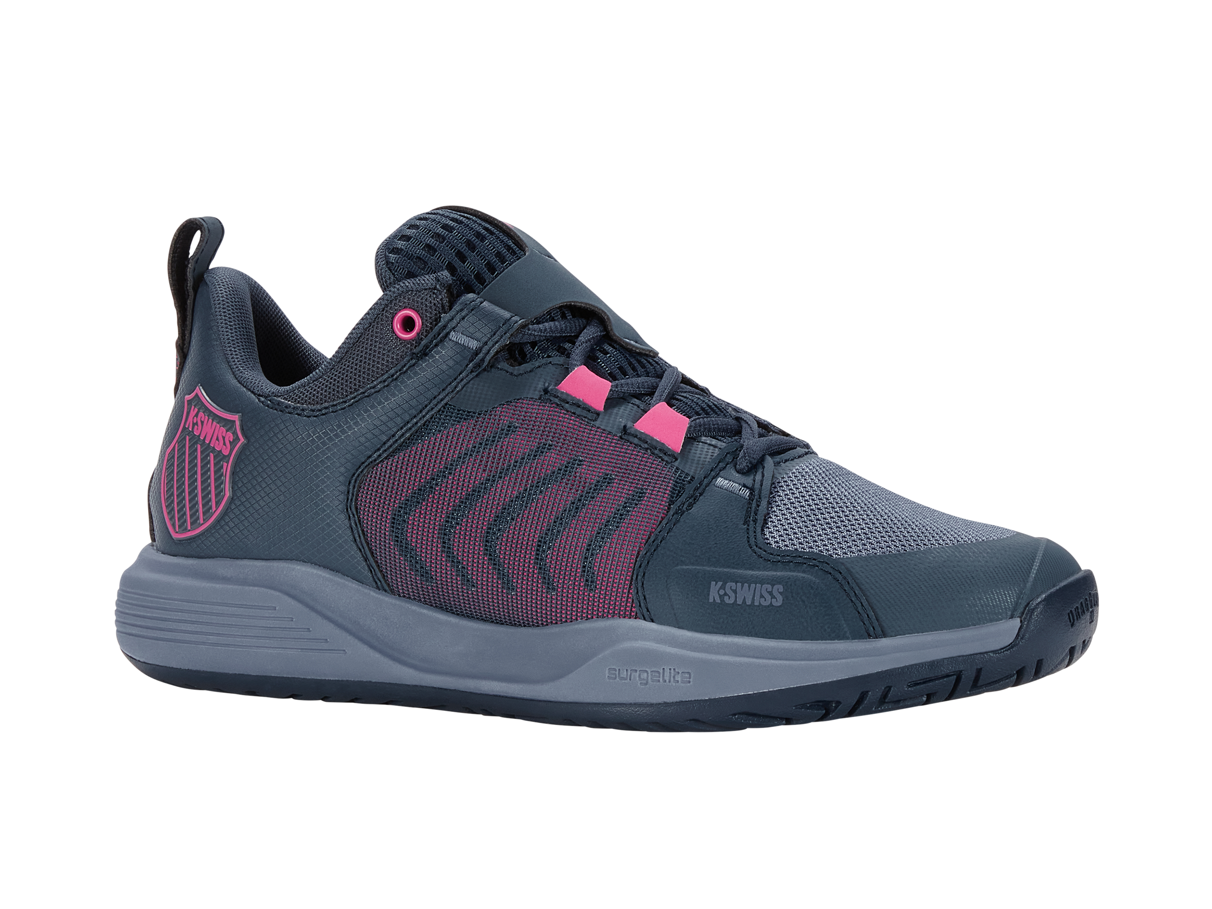 UltraShot Team 97395 478 M Basketball Shoes - Orion Blue, Infinity, Carmine Rose | High-Performance Sneakers for Men | Perfect for Indoor & Outdoor Court Play