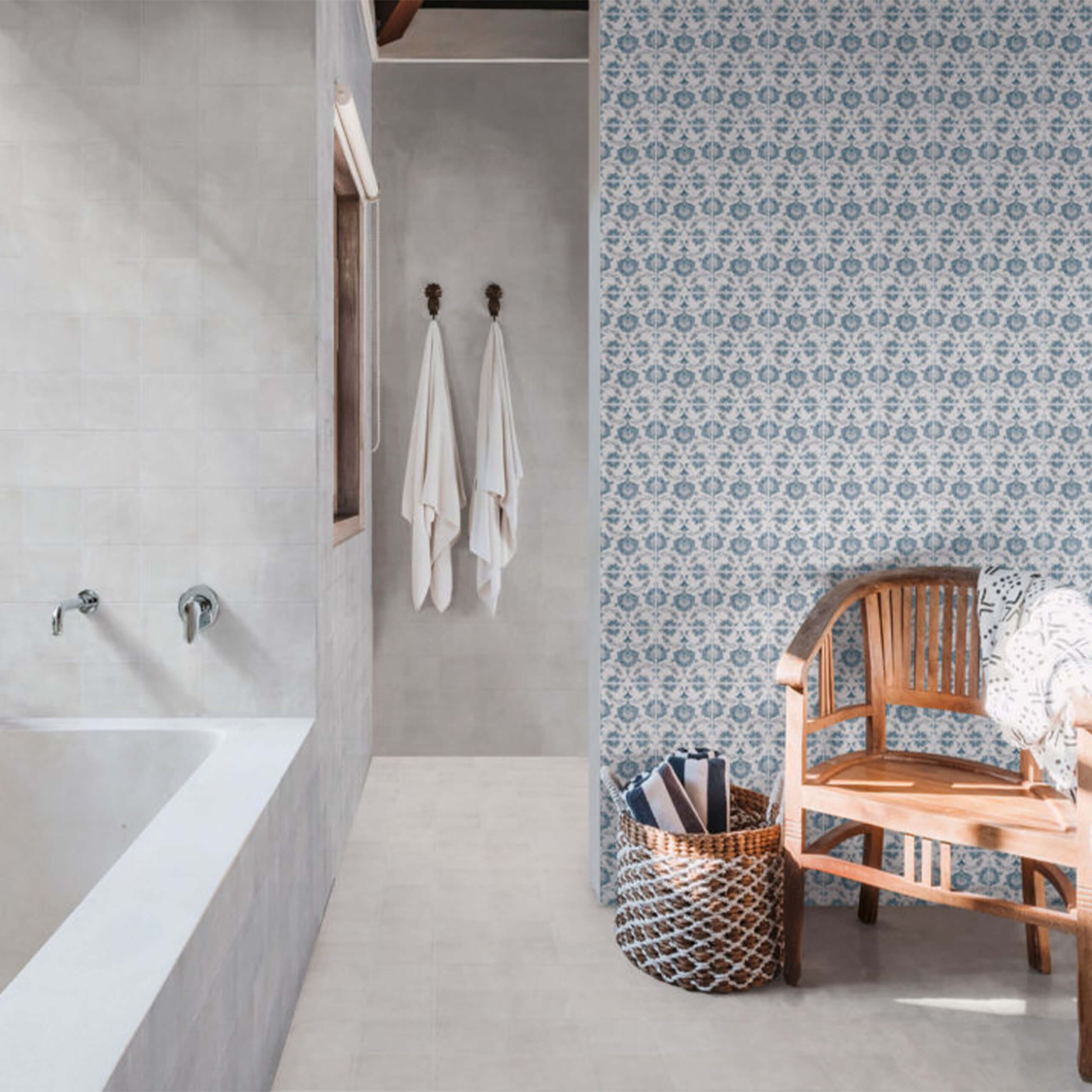 Marlow 115x115 Matt Rialta - Premium Bathroom Rug Set, Soft Absorbent Microfiber, Non-Slip Backing, Quick-Dry - Perfect for Bathroom, Shower, Spa, and Home Decor