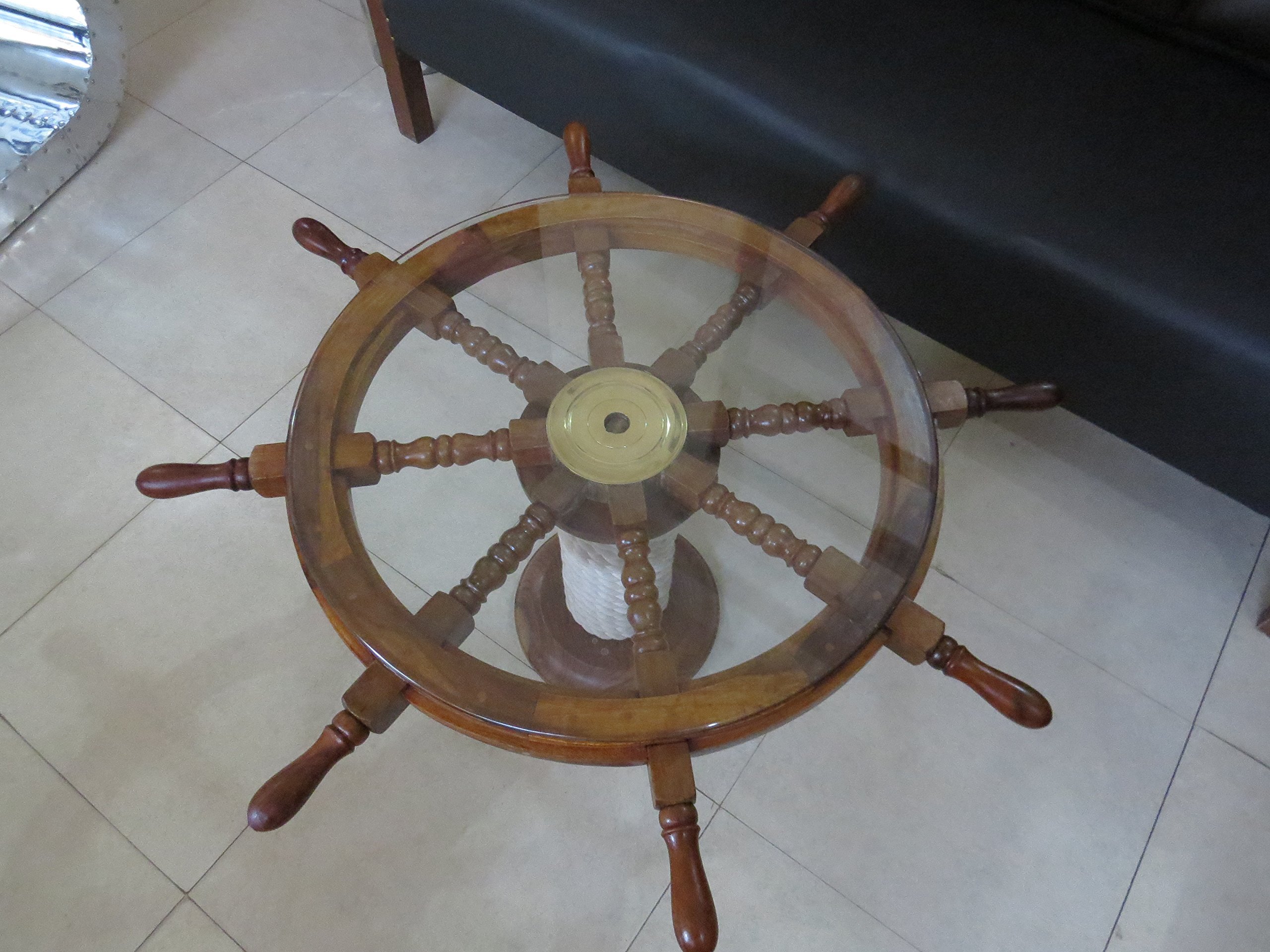 Nautical Ship Wheel Table 36