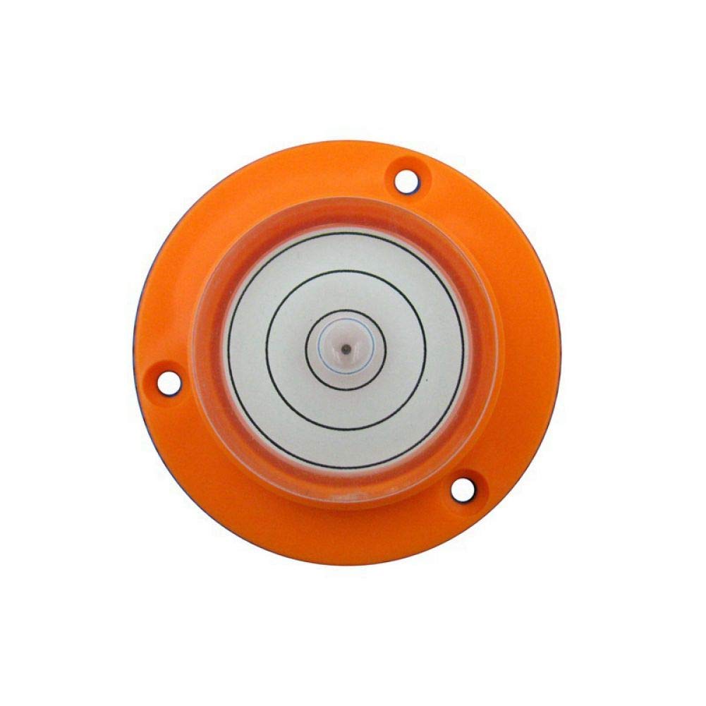 POMNEFE 5017mm高精度圆形水平仪 气泡水平尺 水平测量工具 适用于建筑装修、家具安装、管道铺设等场景