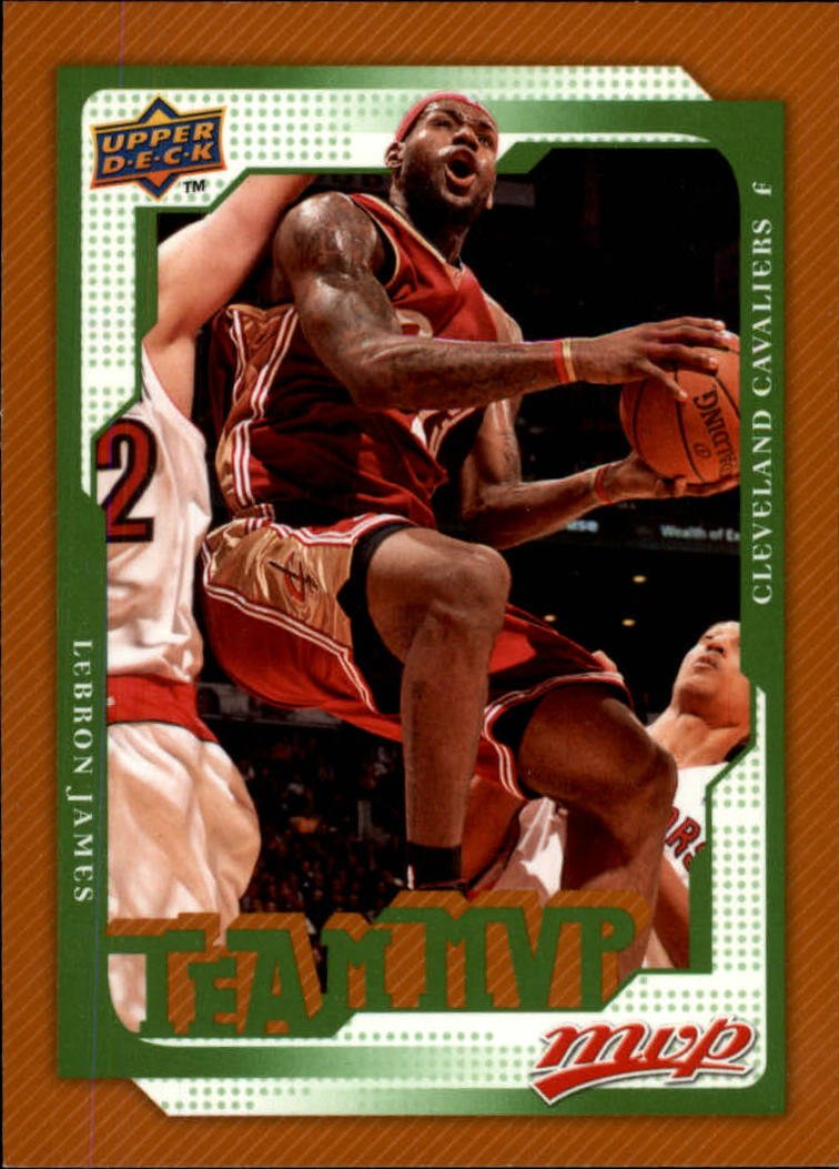 2008-09 Upper Deck MVP Basketball Card #175 LeBron James - Rare Collectible Sports Memorabilia for NBA Fans and Card Collectors | Perfect for Display, Investment, and Trading