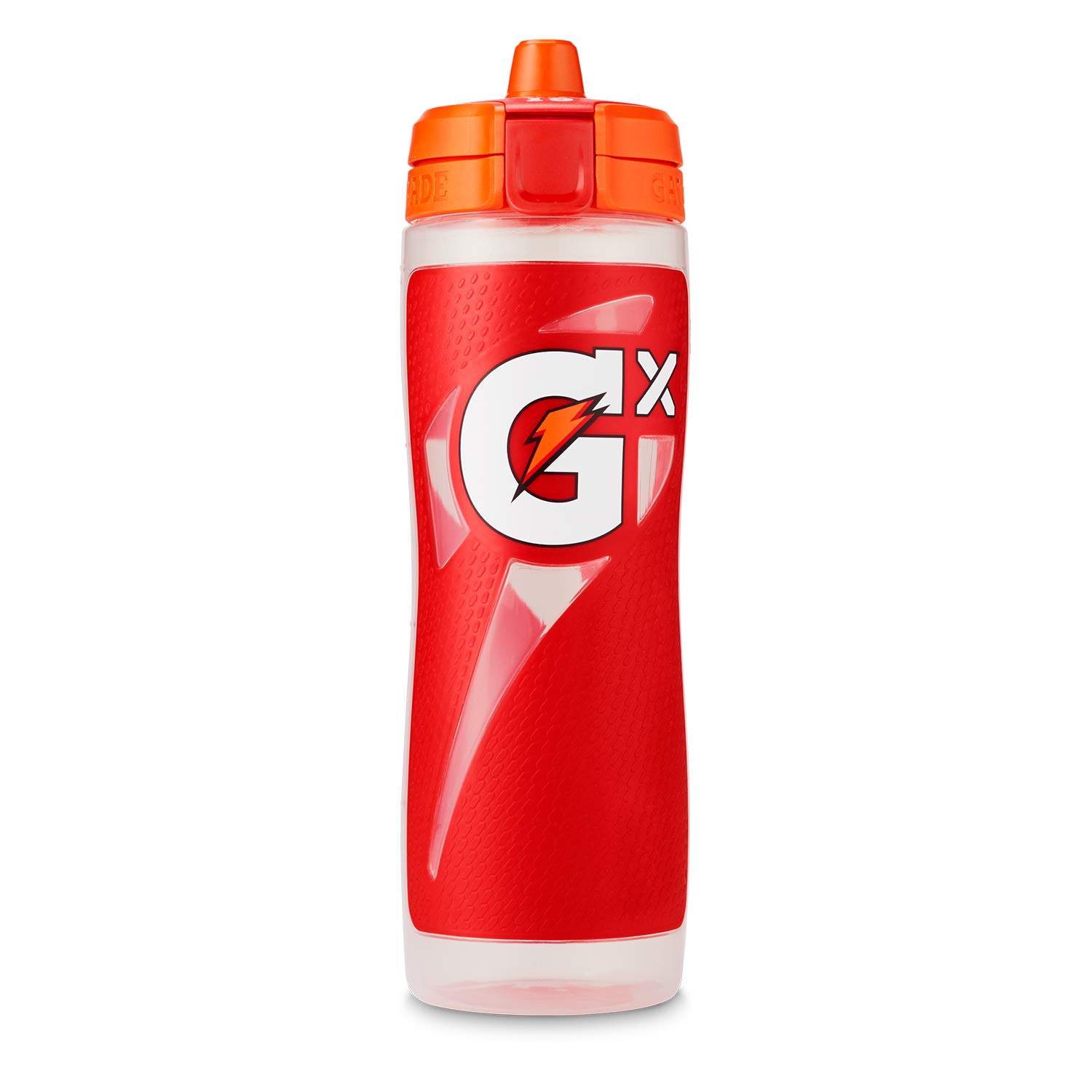 Gatorade Gx Bottle 30oz - BPA-Free Plastic Water Bottle with Leak-Proof Lid for Gym, Sports & Outdoor Activities - Red