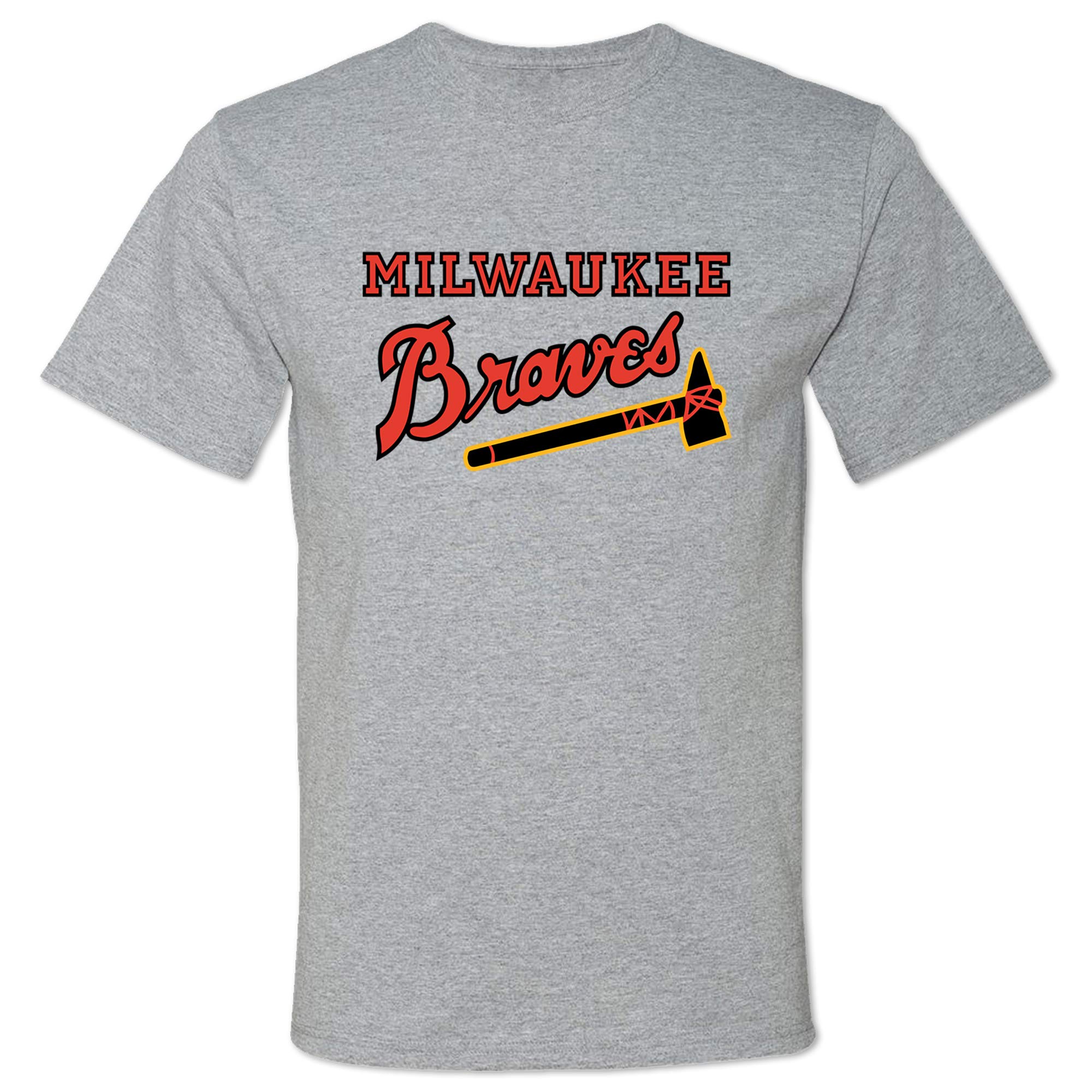 Vintage Milwaukee Braves Short Sleeve T-Shirt | Classic Baseball Tee for College Students & Adults | Youth & Adult Sizes | Perfect for Game Day, Campus Wear & Retro Fashion