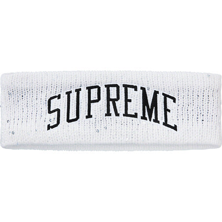 Supreme New Era Sequin Arc Logo Headband - Fashion Hair Accessory for Women & Girls - Perfect for Concerts, Parties, Sports Games & Everyday Wear