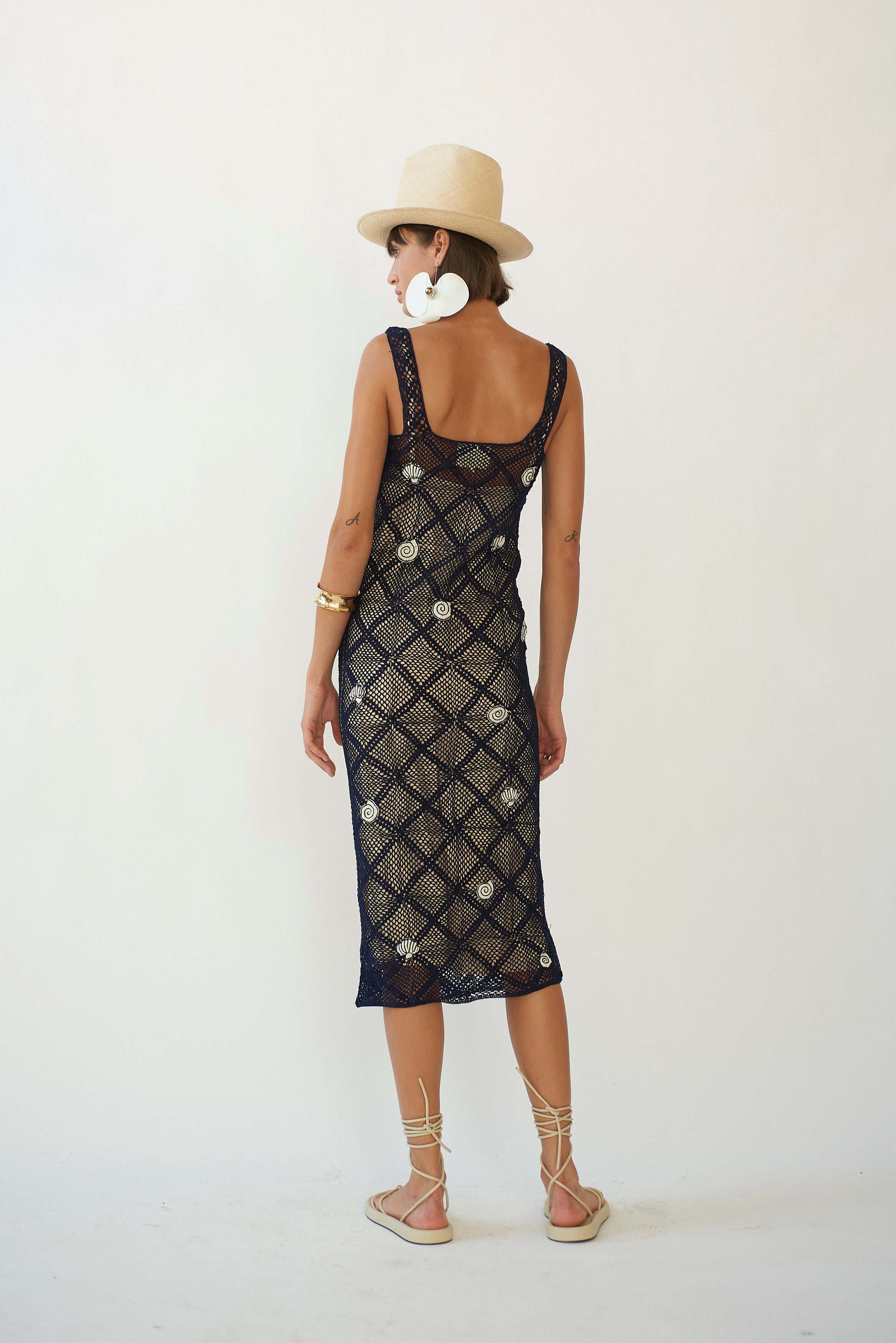 Mira Crochet Dress for Women - Elegant Lace Boho Summer Maxi Dress - Perfect for Beach, Vacation, and Date Nights