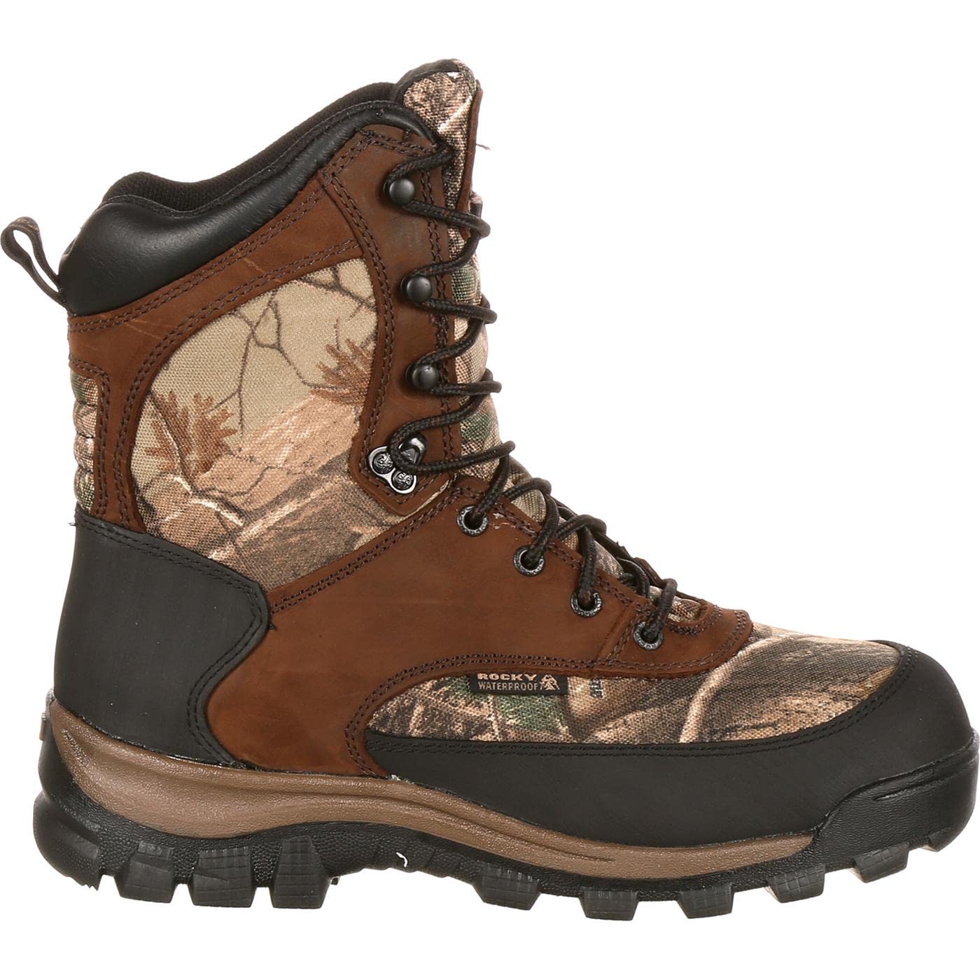 ROCKY Core Waterproof 800G Insulated Winter Boots for Men - Heavy Duty Cold Weather Hiking & Hunting Boots for Snow, Rain & Outdoor Adventures