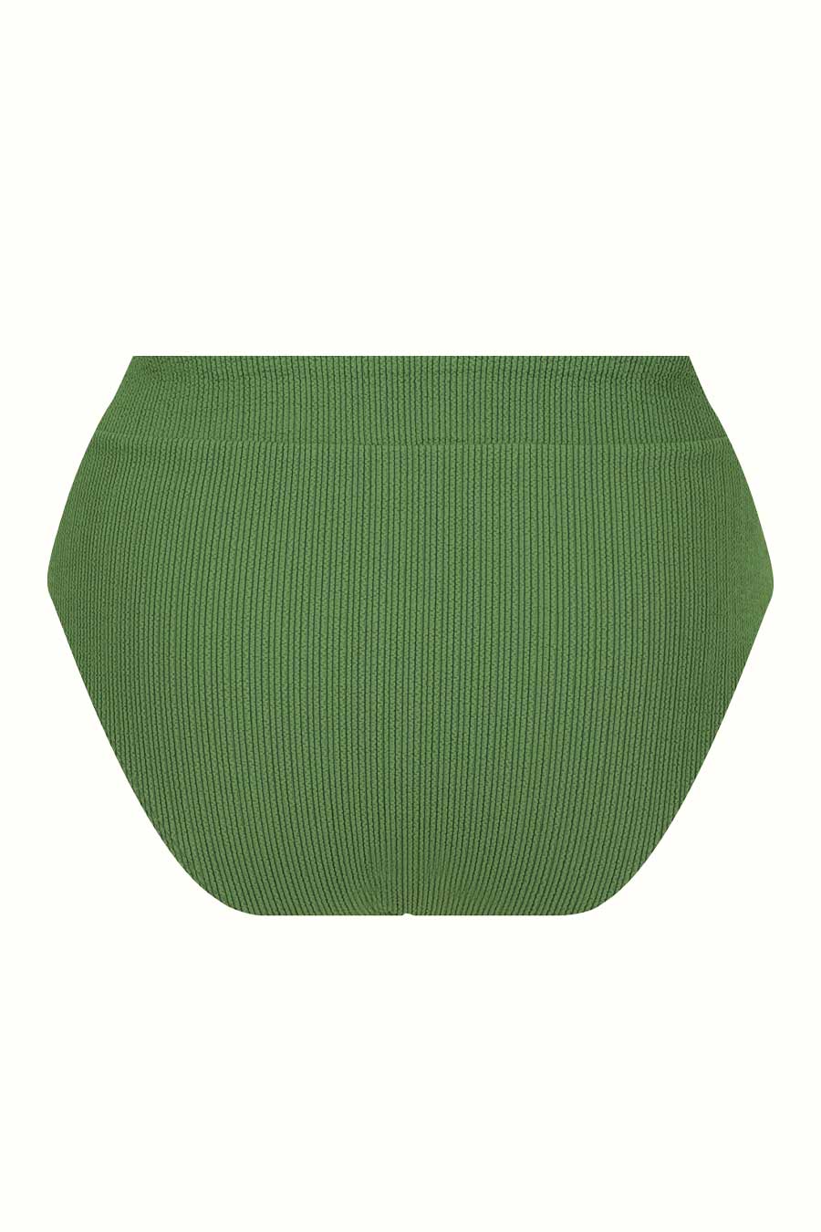 Byron High Waisted Bikini Bottom - Khaki Texture Swimwear for Women | Beach, Pool & Summer Vacation Essentials