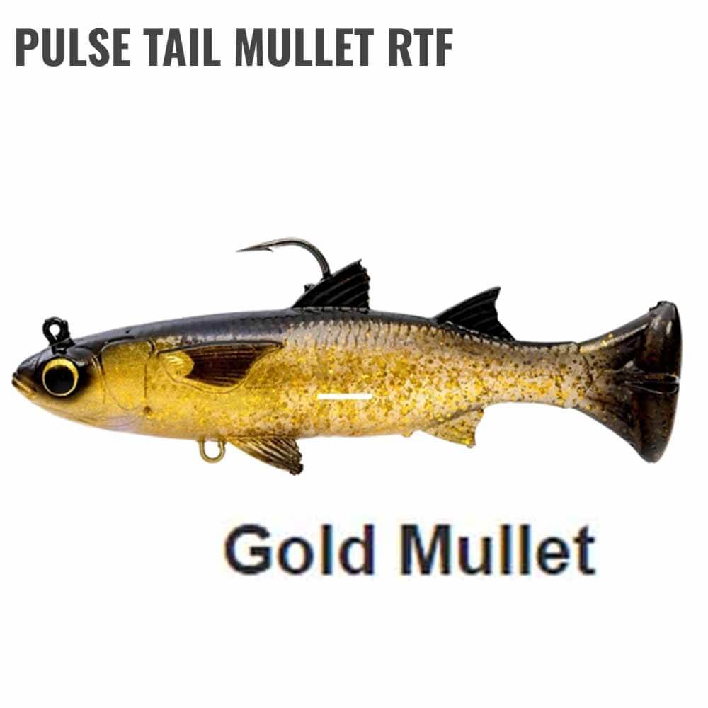 Savage Gear 3IN Pulse Tail Mullet RFT Fishing Lure - Saltwater & Freshwater Bass Fishing Bait for Anglers