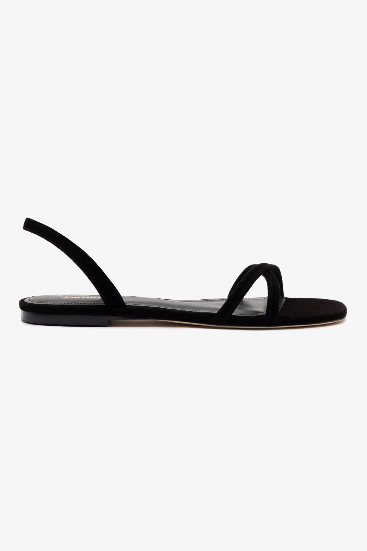 Annie Women's Flat Shoes in Black Suede - Comfortable & Stylish Ballet Flats for Work, Casual Wear & Everyday Outfits