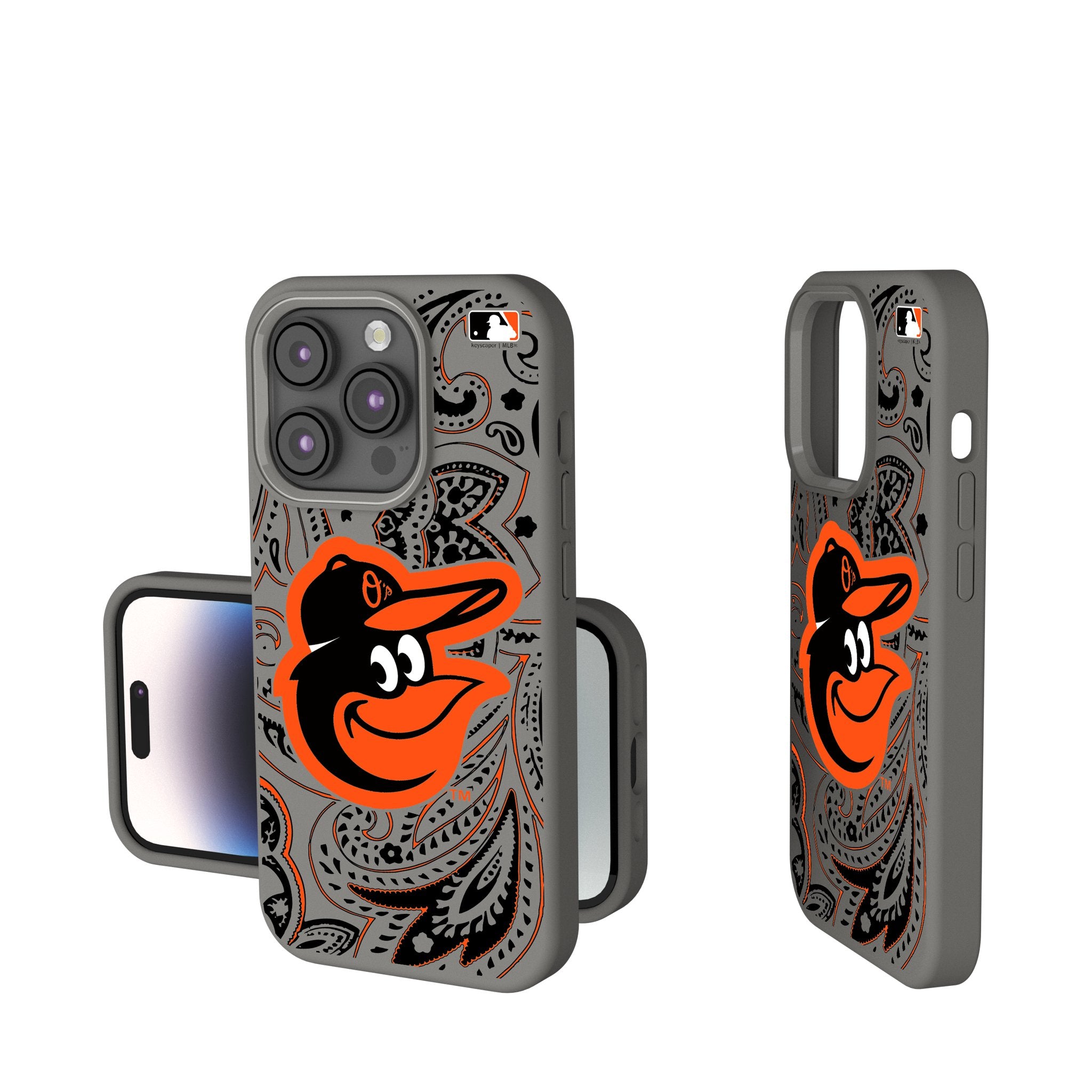 Baltimore Orioles Paisley Soft Touch Phone Case - Durable & Stylish MLB Team Design for iPhone & Samsung - Perfect for Baseball Fans & Game Day
