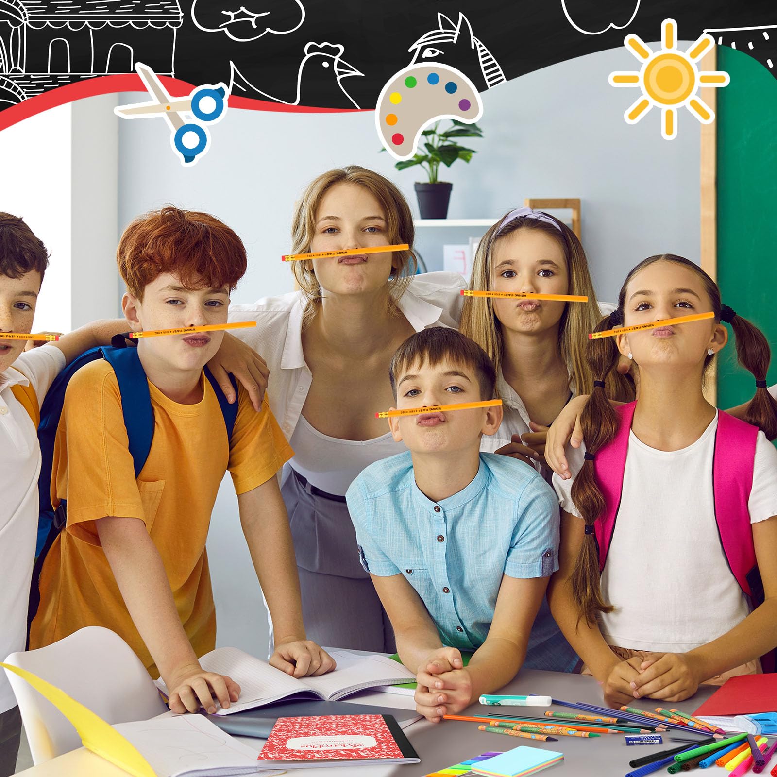 88 Pcs Back to School Supplies Kit for Kids - Bulk Classroom Essentials Bundle with Pencils, Pens, Crayons, Folders & Notebooks - Perfect for Elementary Students, Boys & Girls - Ideal for Homeschooling, Classroom Activities & Homework Organization