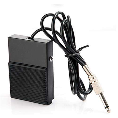 AVA Standard Black Tattoo Machine Foot Pedal Switch - Professional Tattoo Equipment for Artists & Studios - Perfect for Lining, Shading & Coloring Tattoos